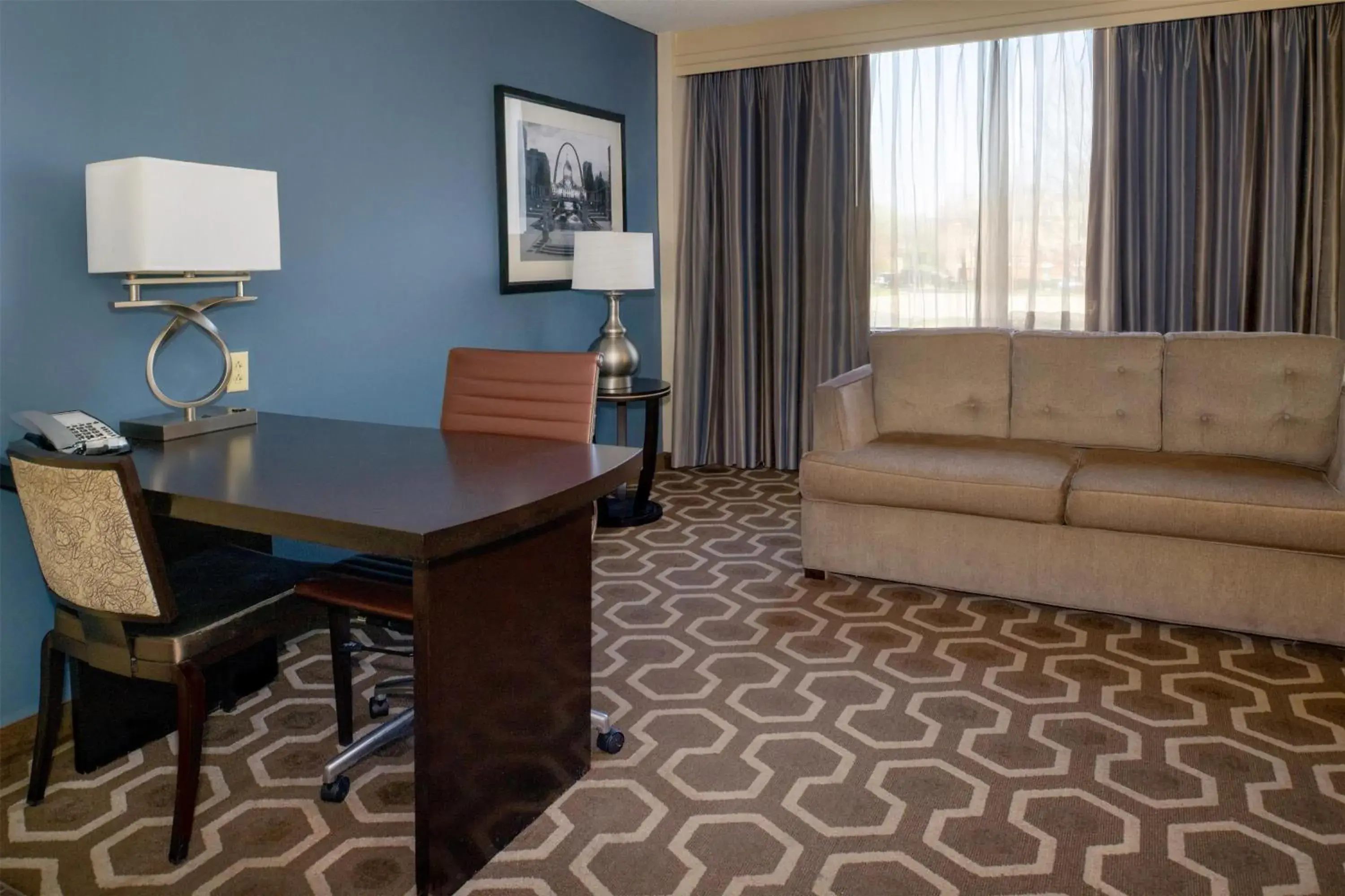 Bedroom in Embassy Suites by Hilton St Louis Airport Bedroom in Embassy Suites by Hilton St Louis Airport