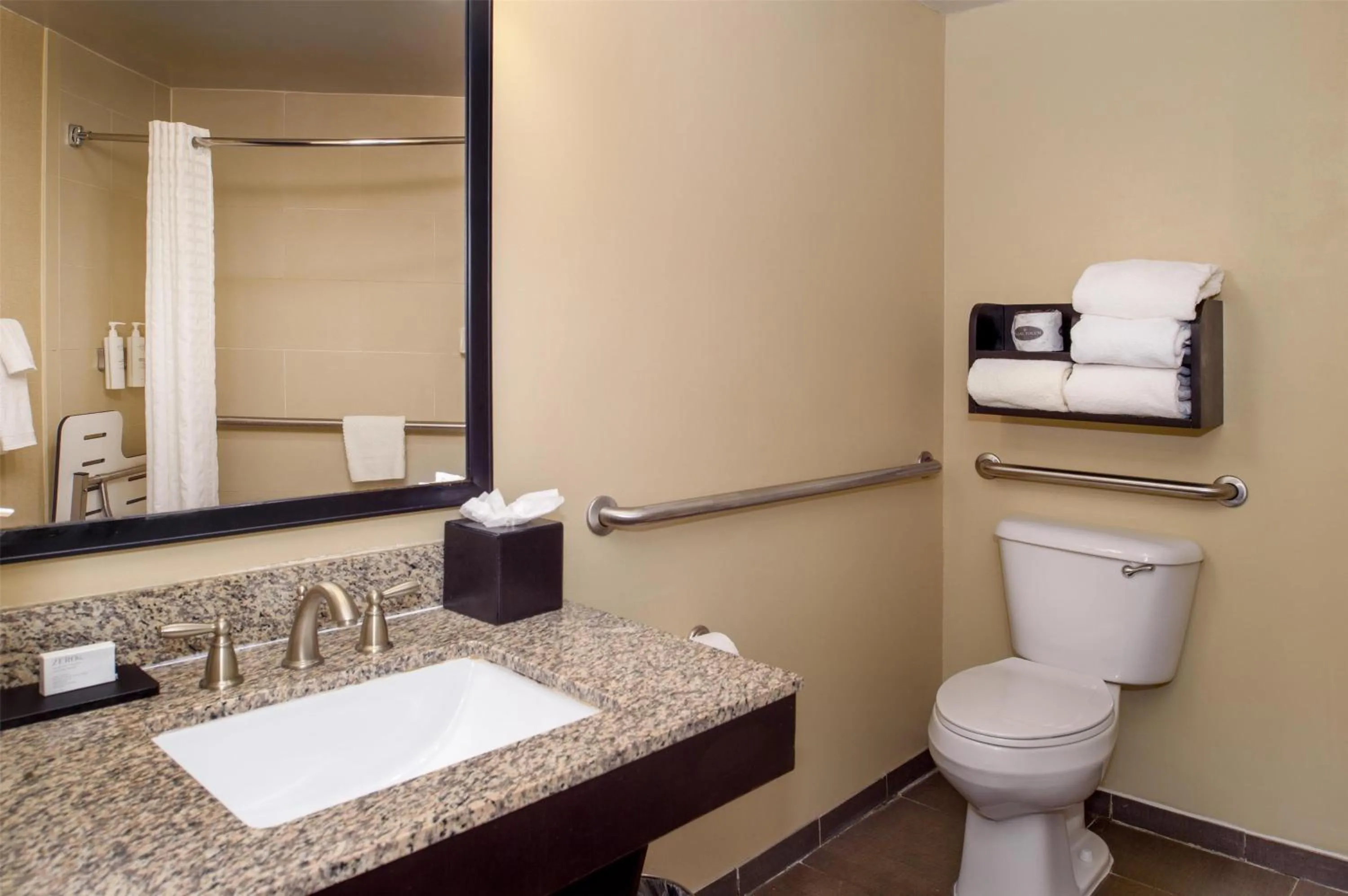 Bathroom in Embassy Suites by Hilton St Louis Airport