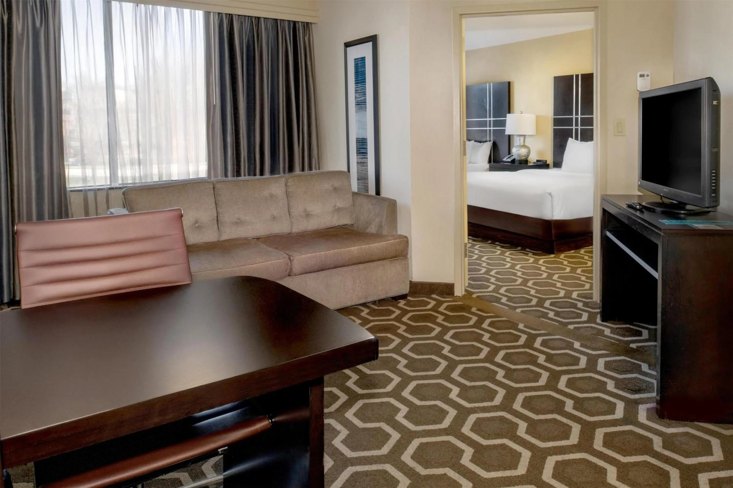 Living room in Embassy Suites by Hilton St Louis Airport