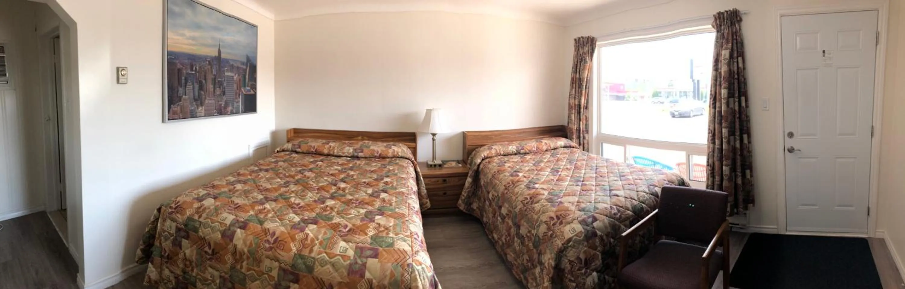 Bed in Century Motel