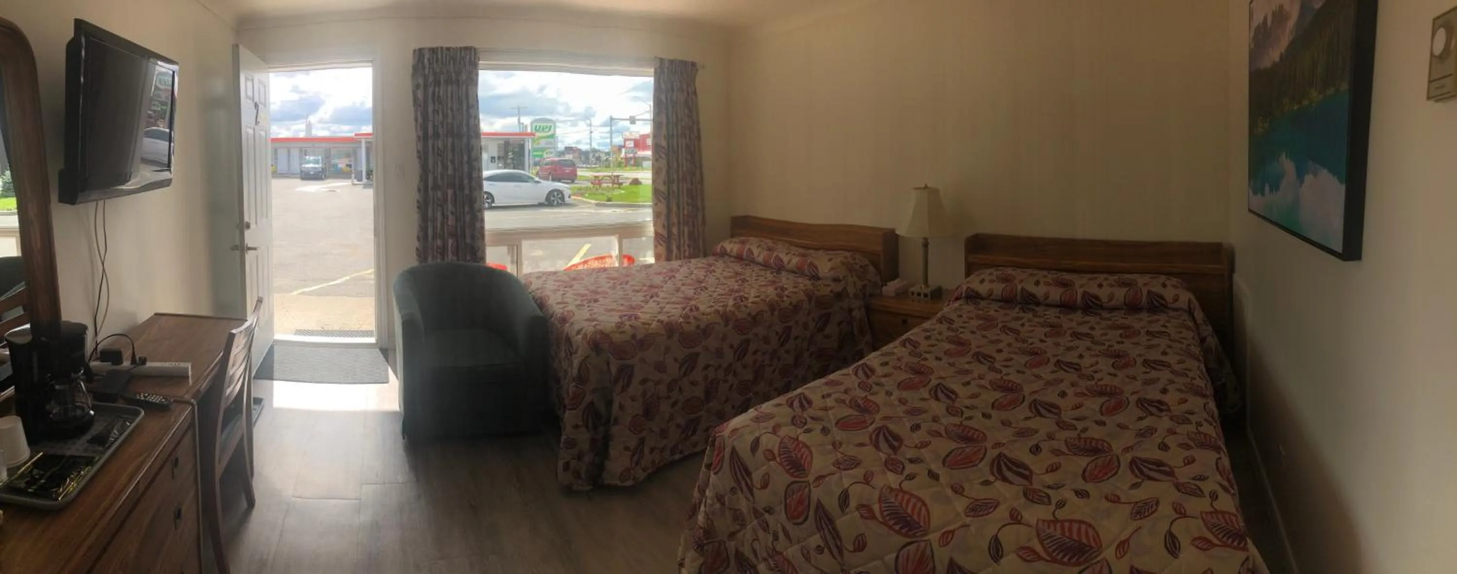 Bed in Century Motel