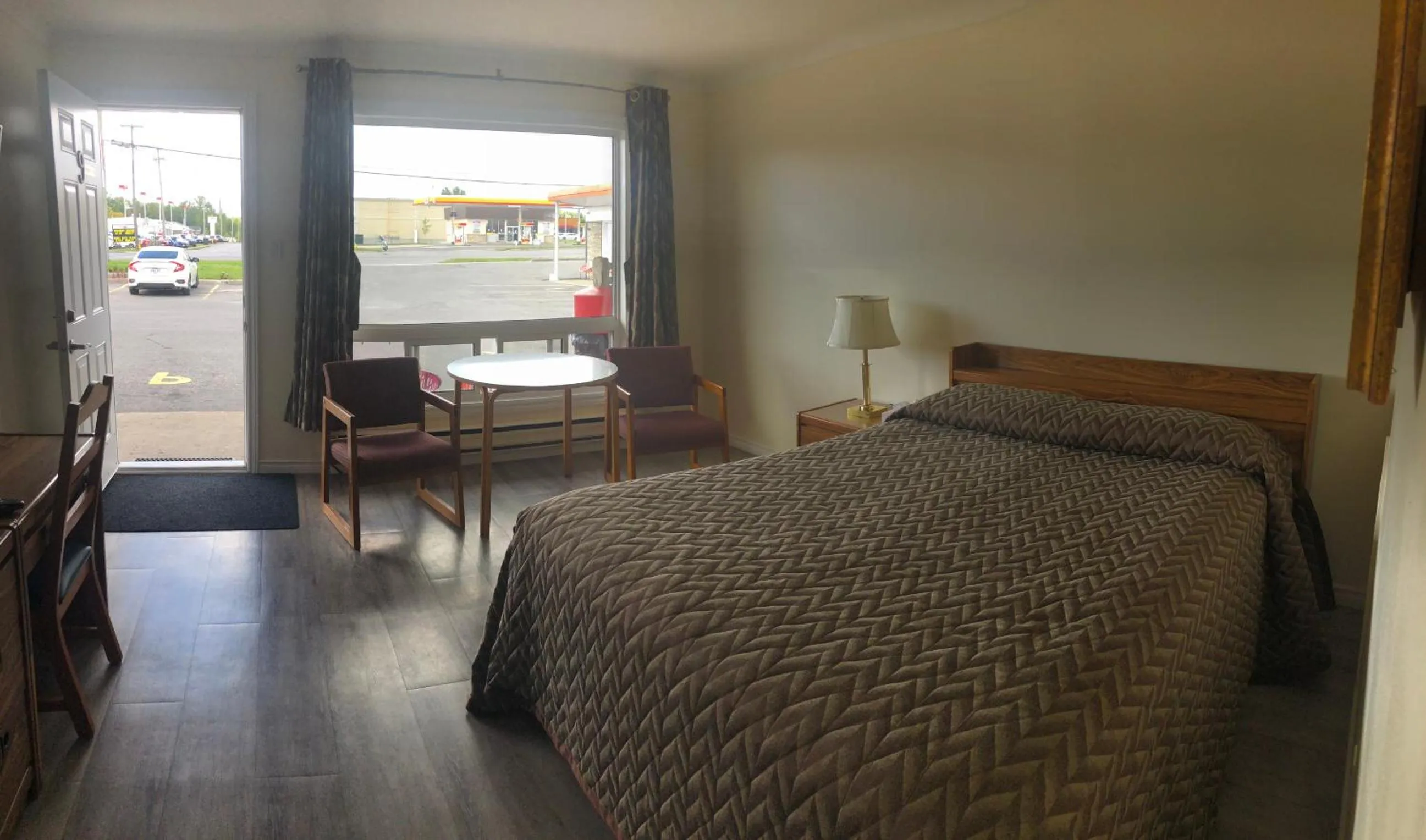 Bed in Century Motel