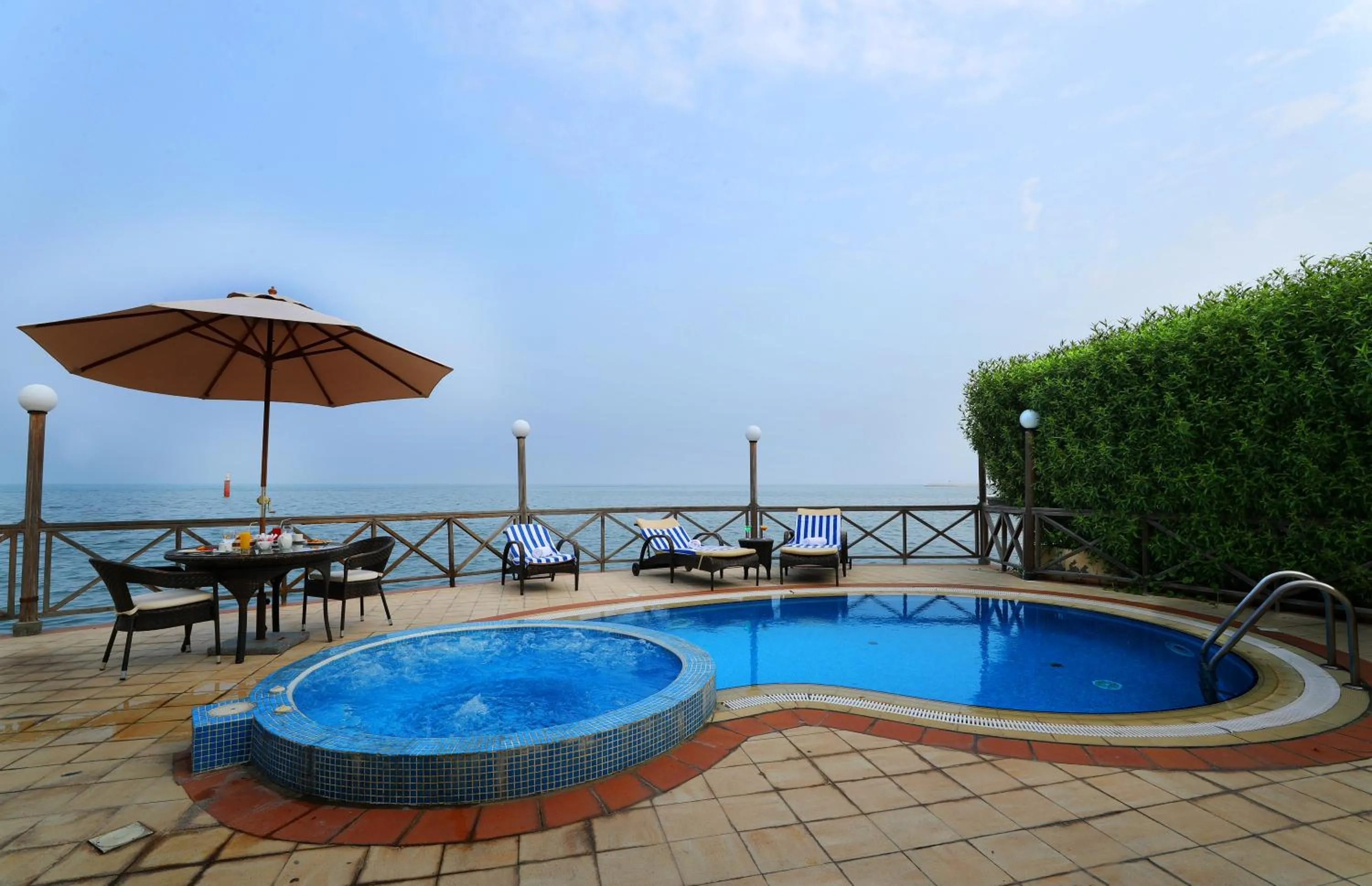 Swimming pool in AlBander Hotel & Resort