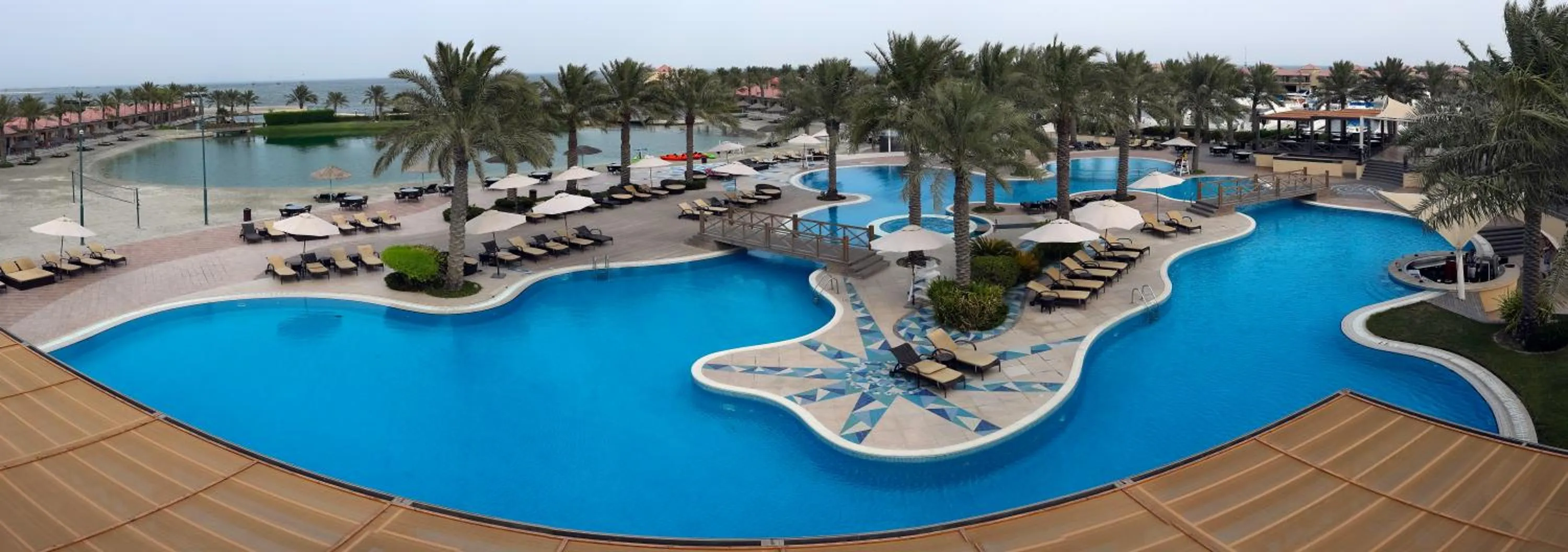 Pool view in AlBander Hotel & Resort