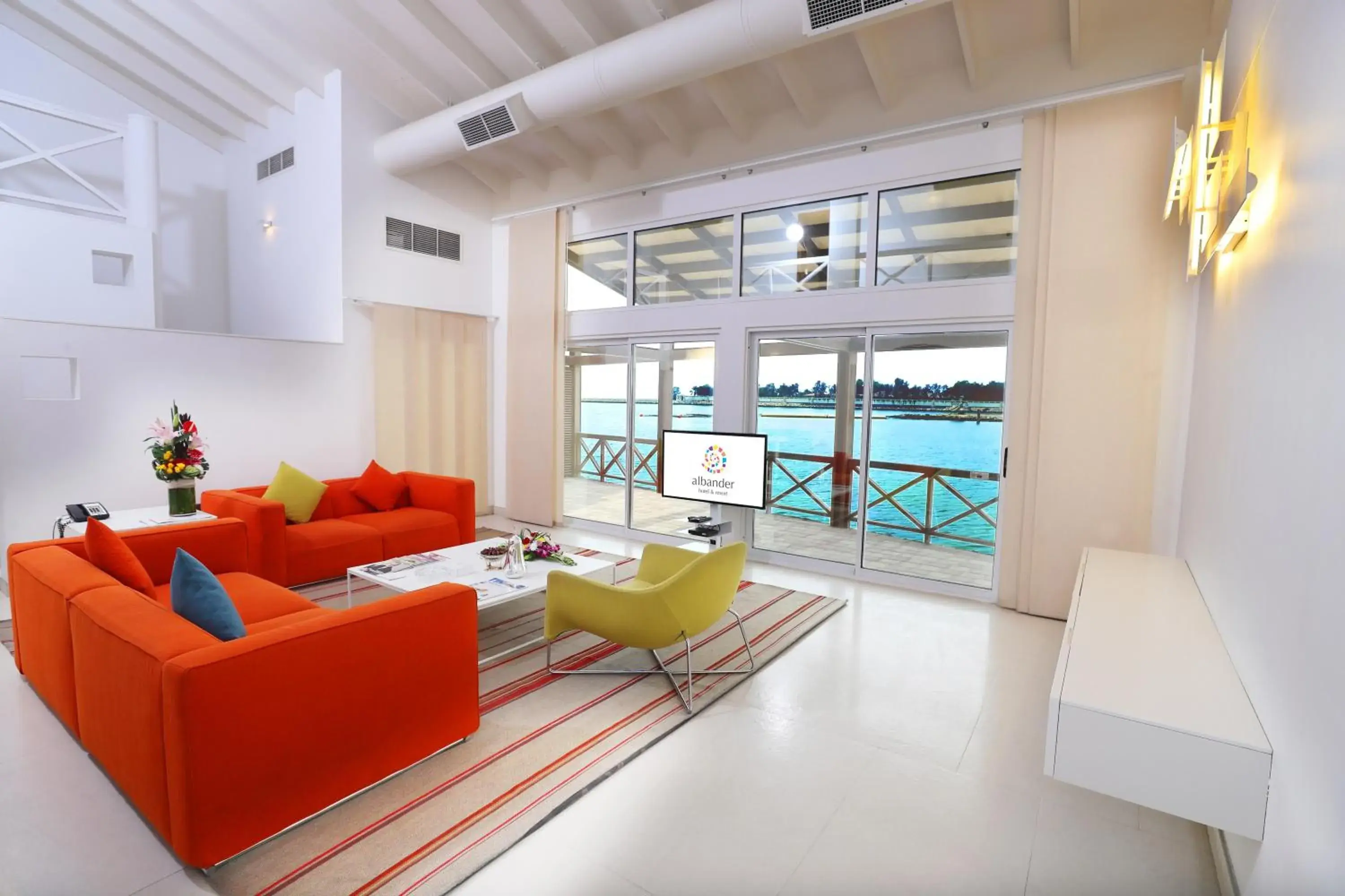 Living room in AlBander Hotel & Resort Living room in AlBander Hotel & Resort