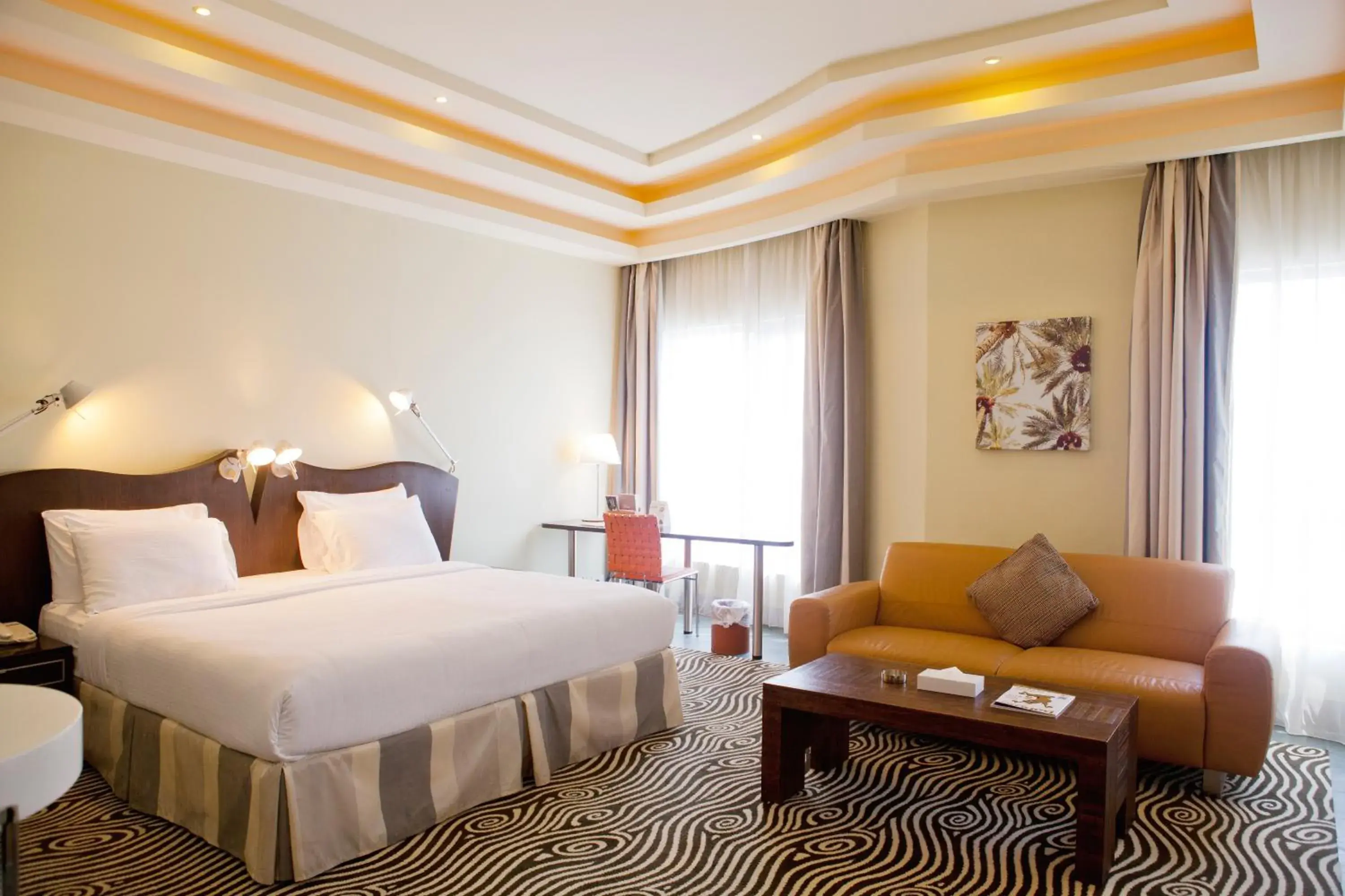 Bed in Al Raya Suites