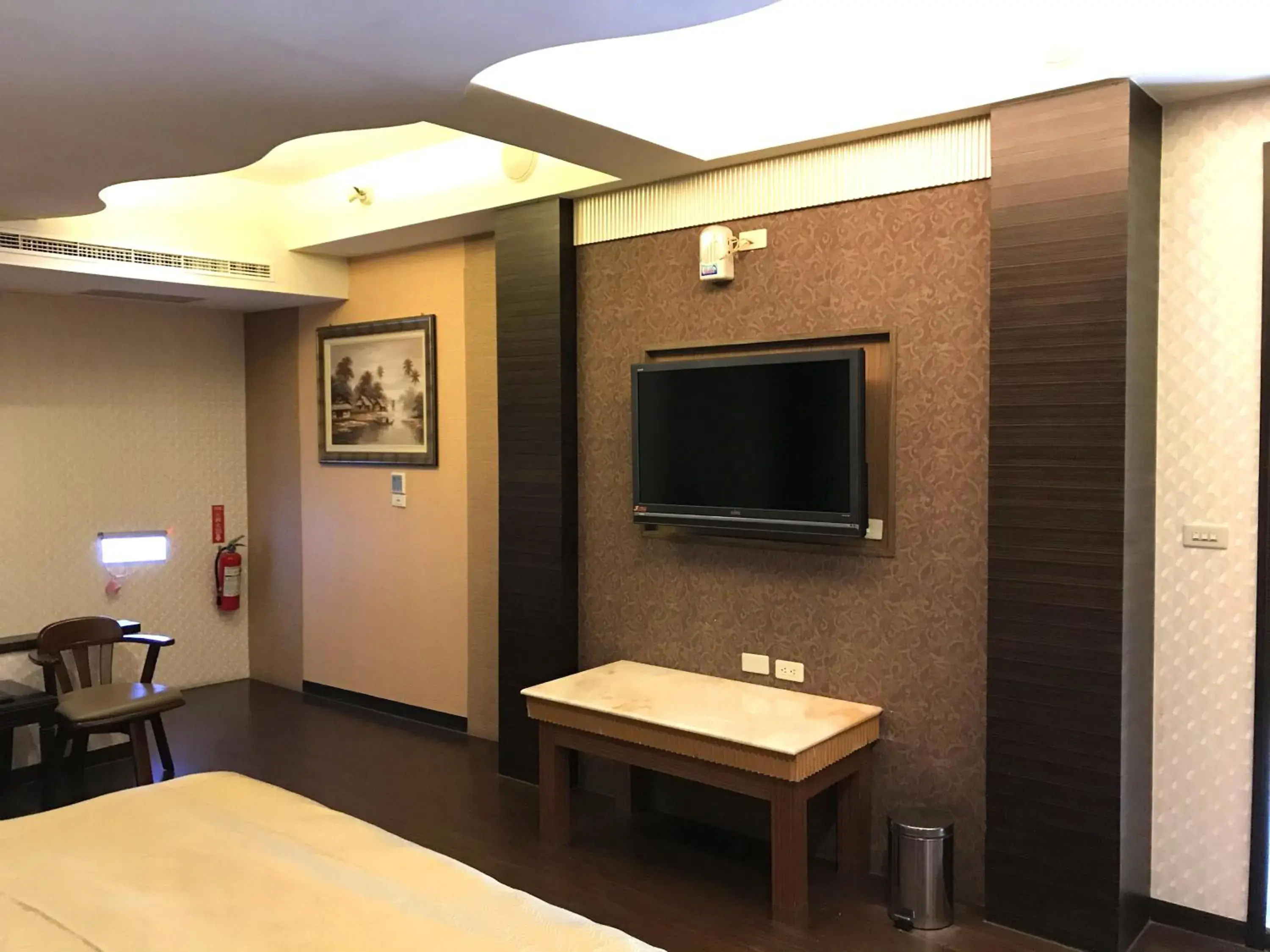 TV and multimedia, Bed in 楓采行館 TV and multimedia, Bed in 楓采行館