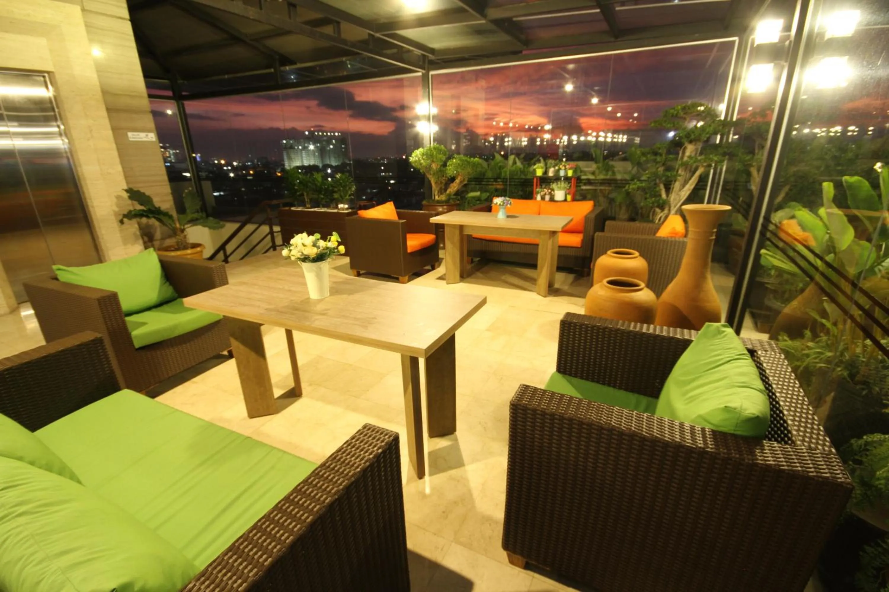 Balcony/Terrace in Atlantic City Hotel