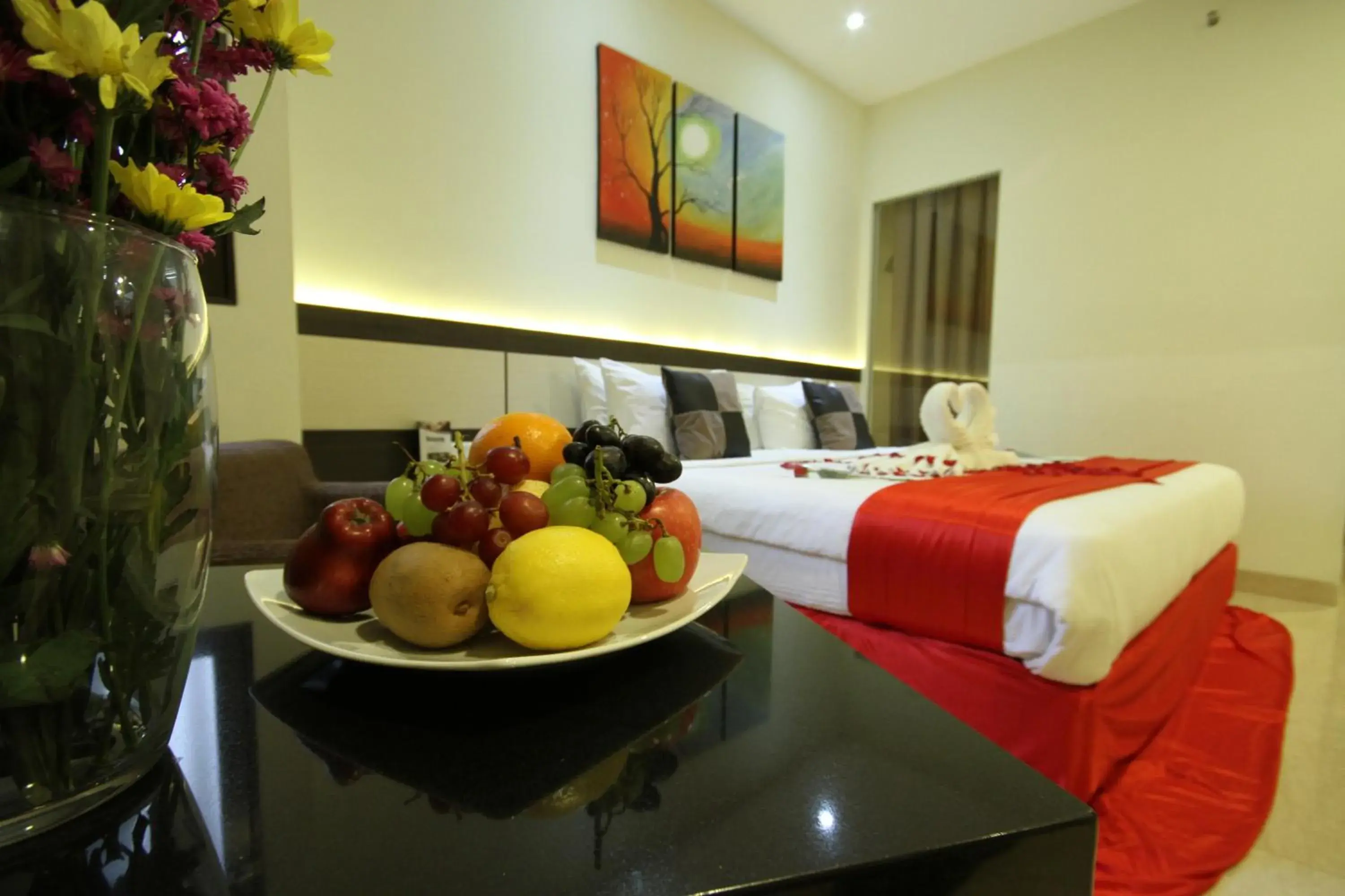 Bedroom in Atlantic City Hotel Bedroom in Atlantic City Hotel