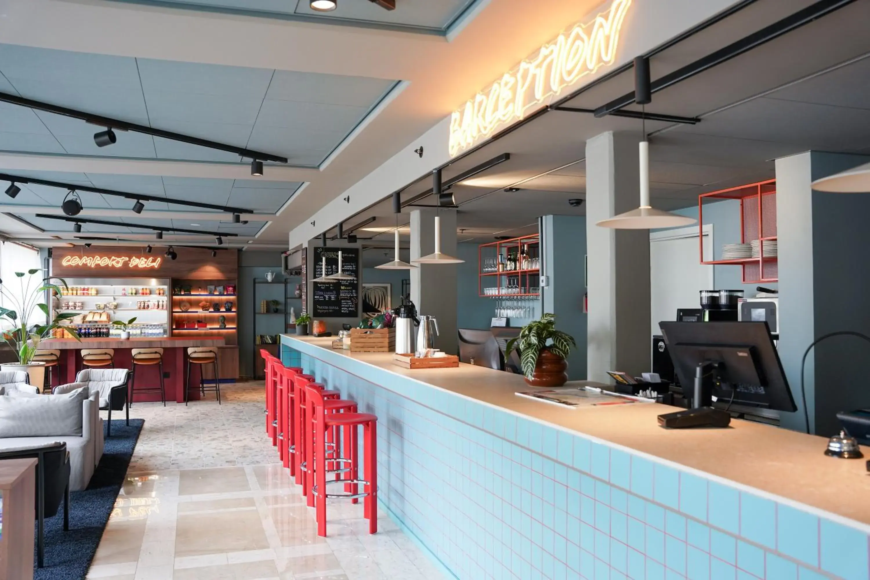 Lobby or reception in Comfort Hotel Panorama Lobby or reception in Comfort Hotel Panorama