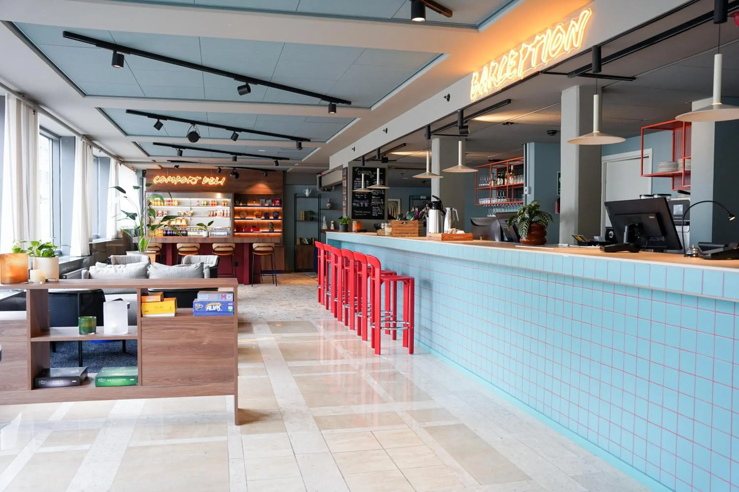 Lobby or reception in Comfort Hotel Panorama Lobby or reception in Comfort Hotel Panorama