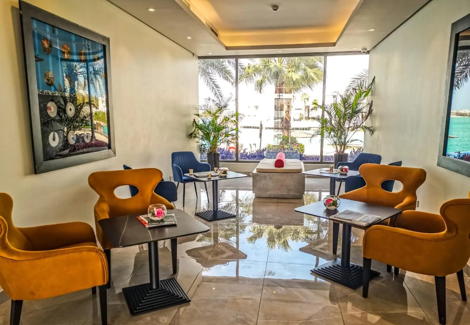 Seating area in Dragon Beach Hotel