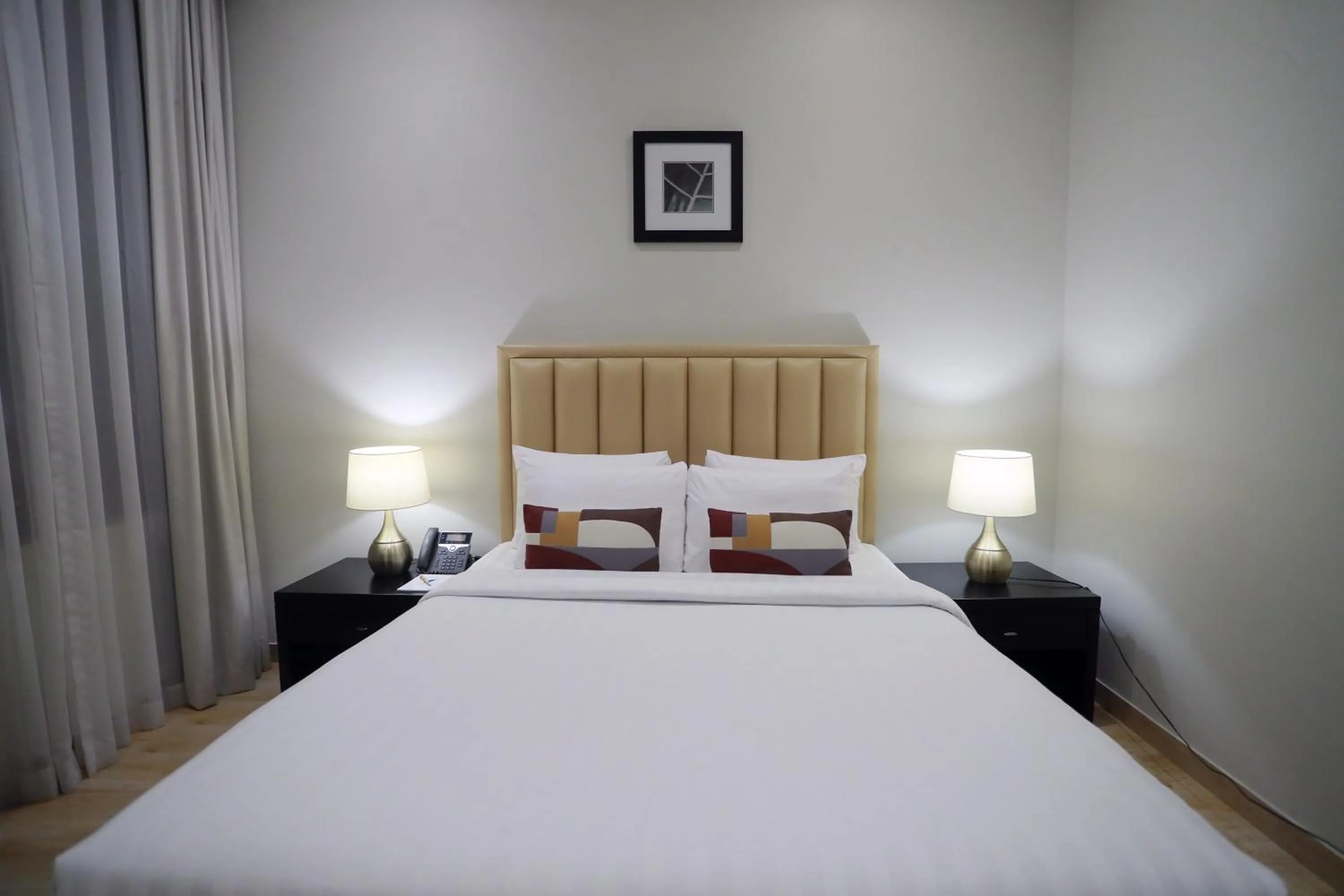 Bed in Dragon Beach Hotel