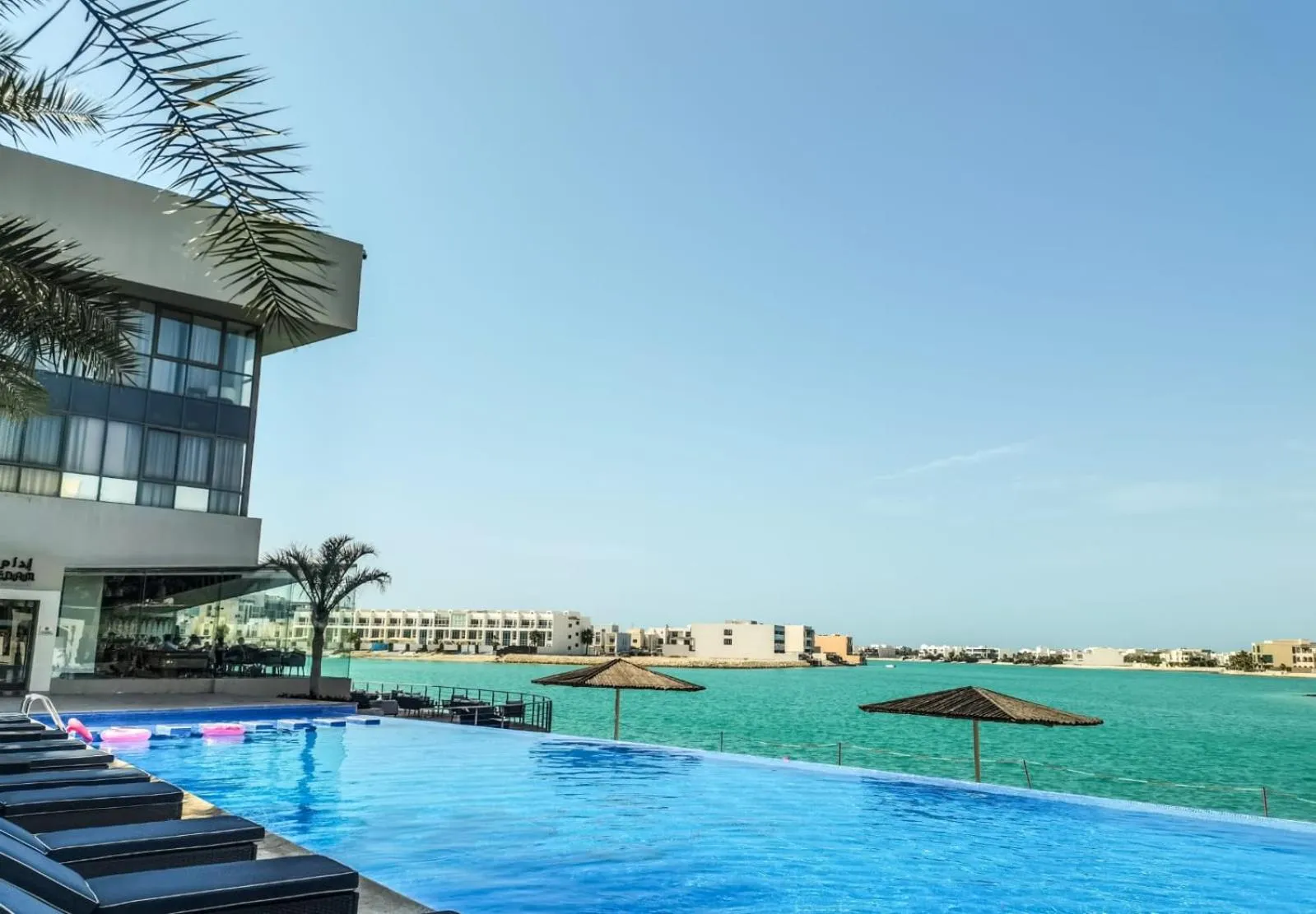 Pool view in Dragon Beach Hotel