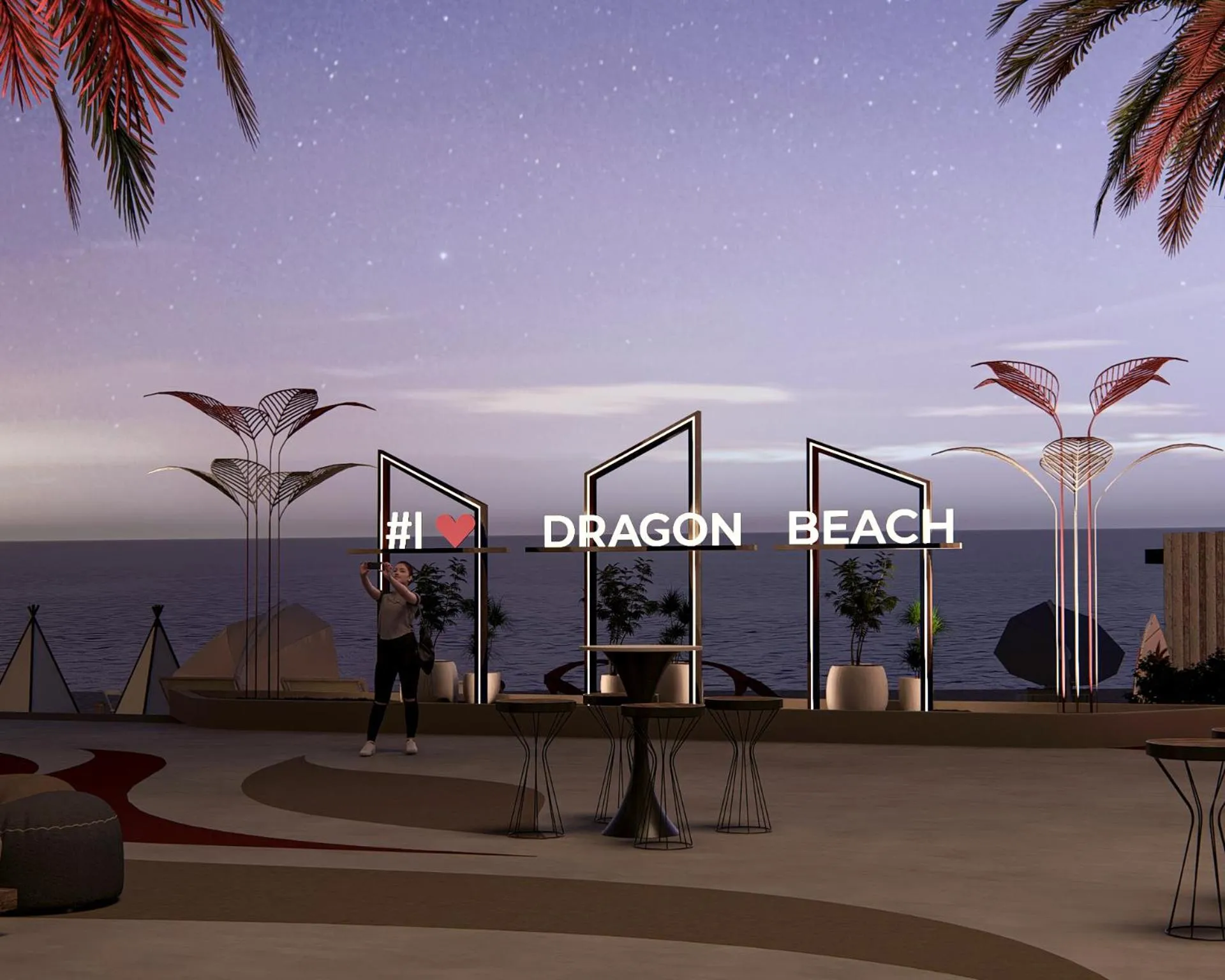 Beach in Dragon Beach Hotel