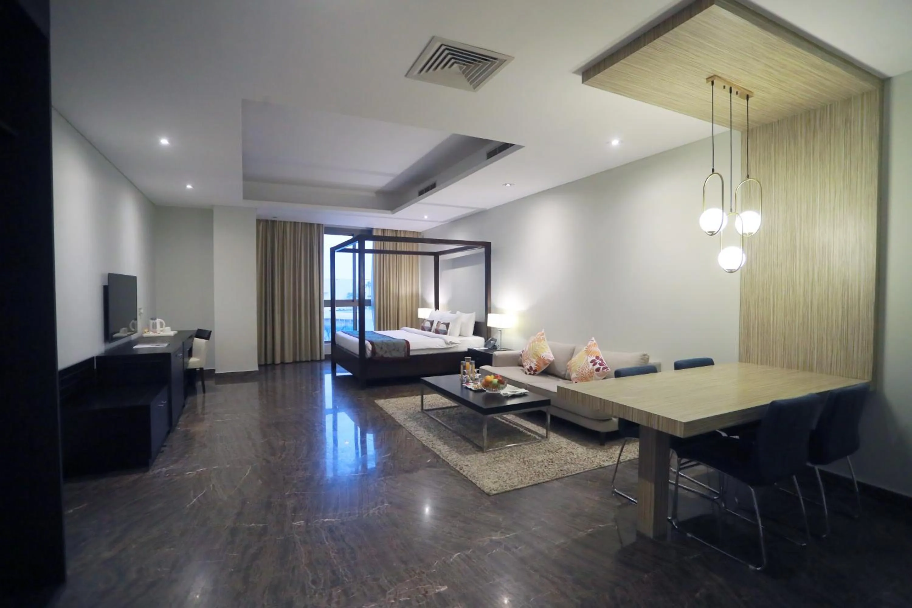 Bed in Dragon Beach Hotel