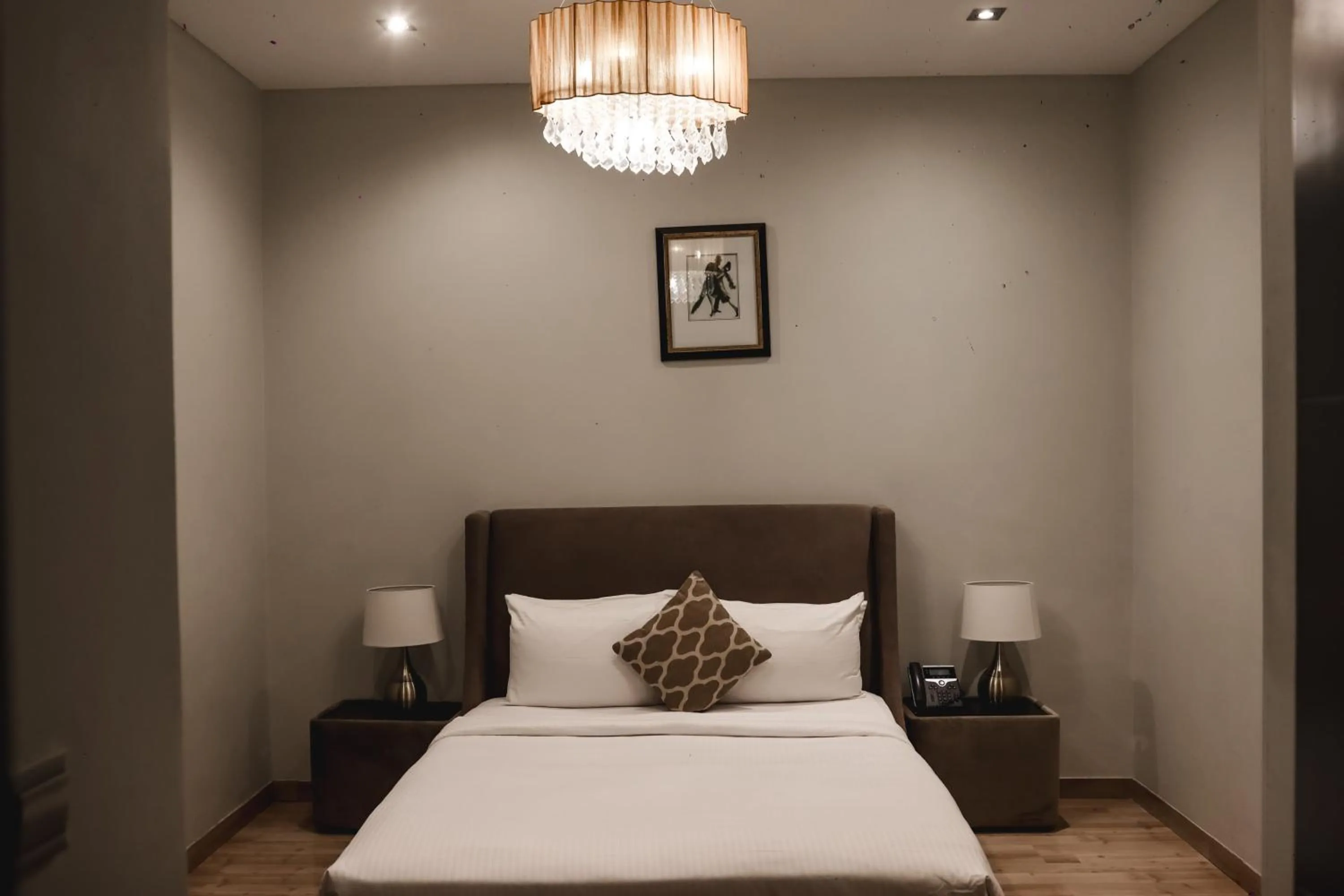 Bed in Dragon Beach Hotel