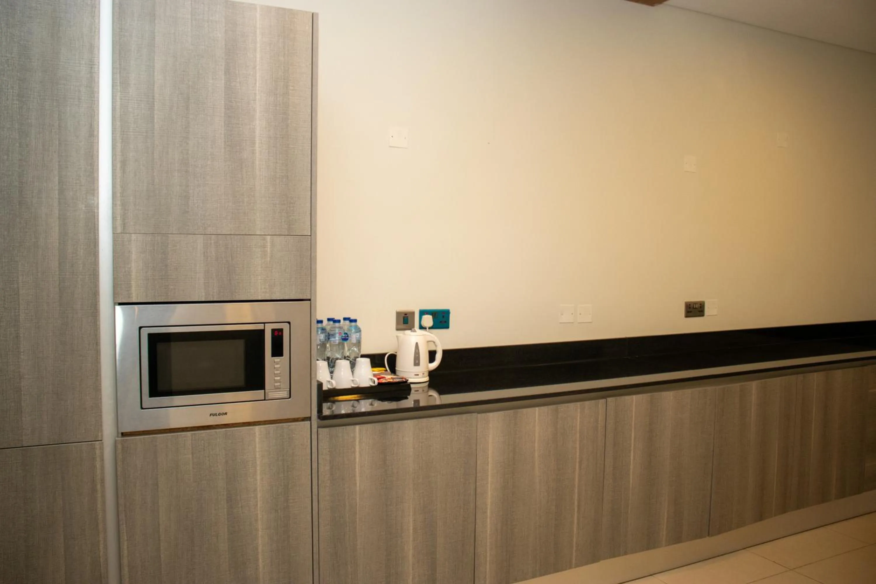 Kitchen or kitchenette in Dragon Beach Hotel