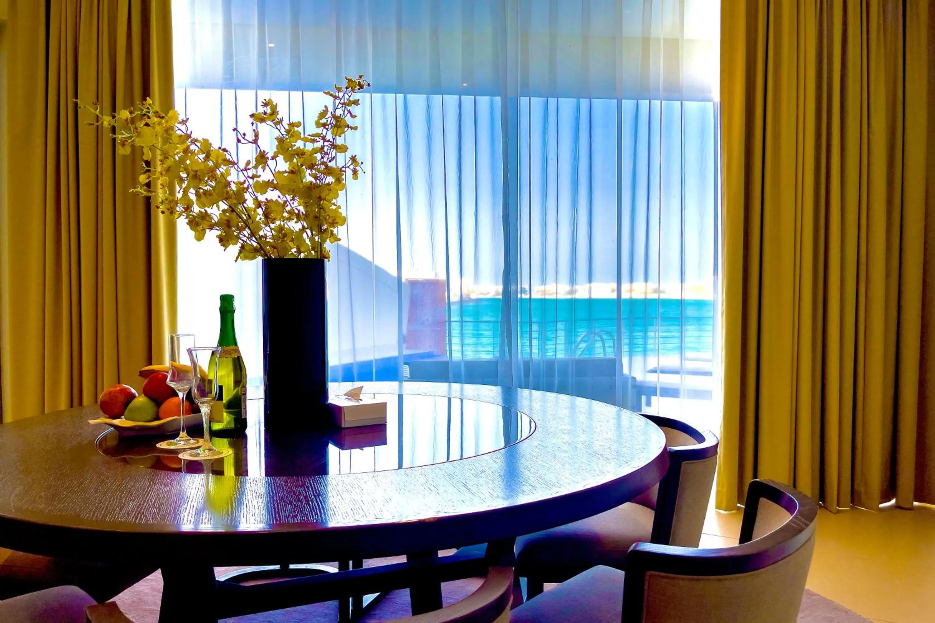 Dining area in Dragon Beach Hotel