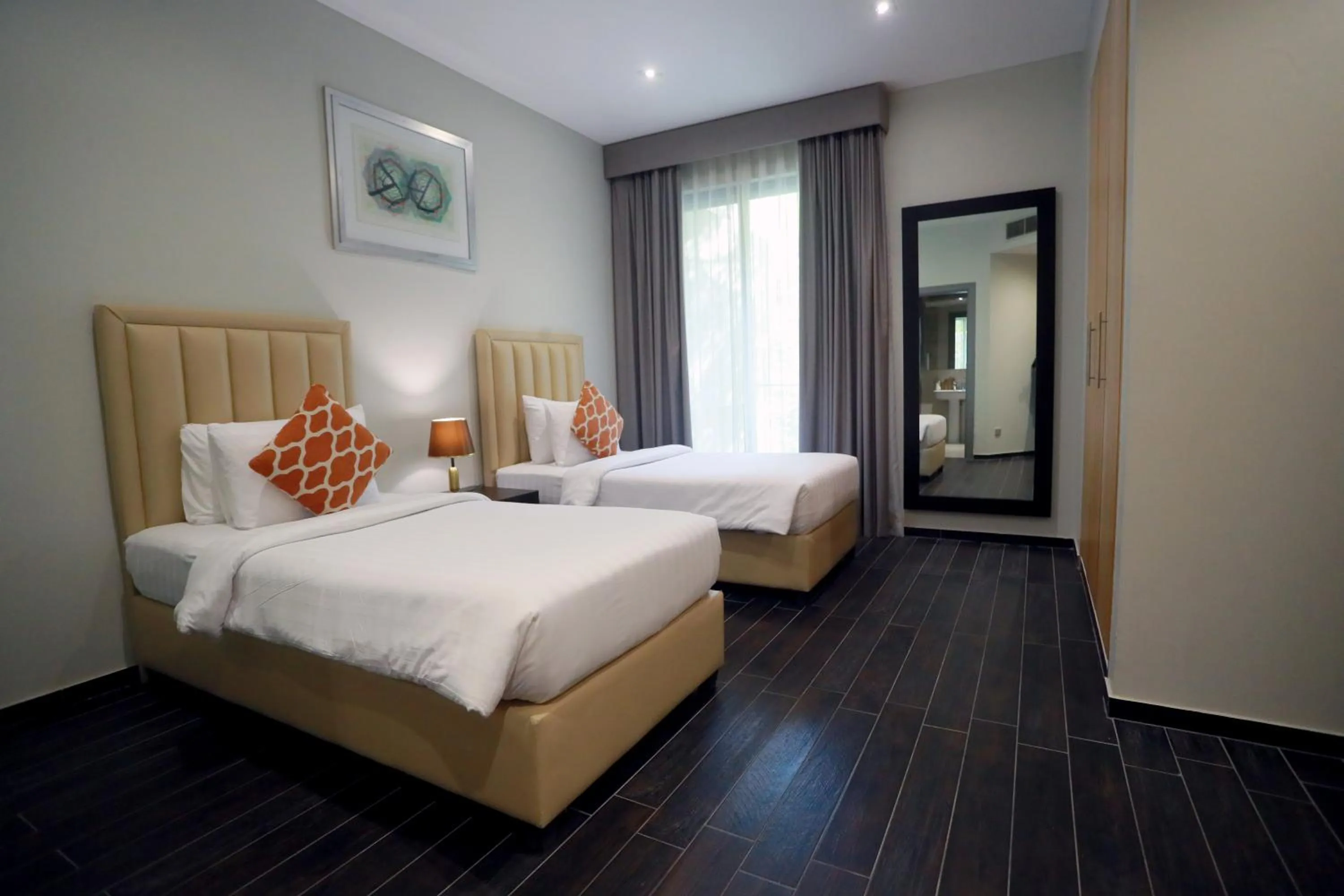 Bed in Dragon Beach Hotel