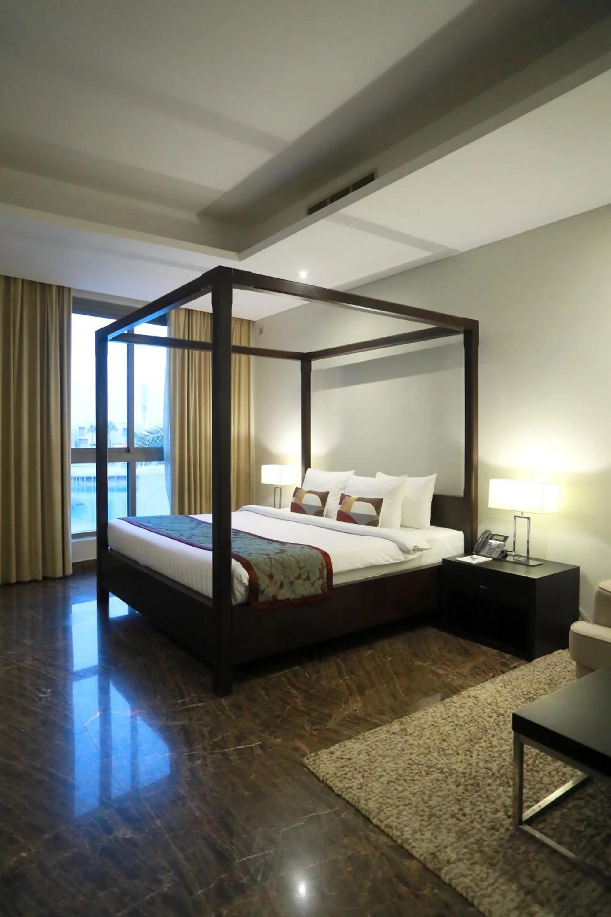 Bed in Dragon Beach Hotel