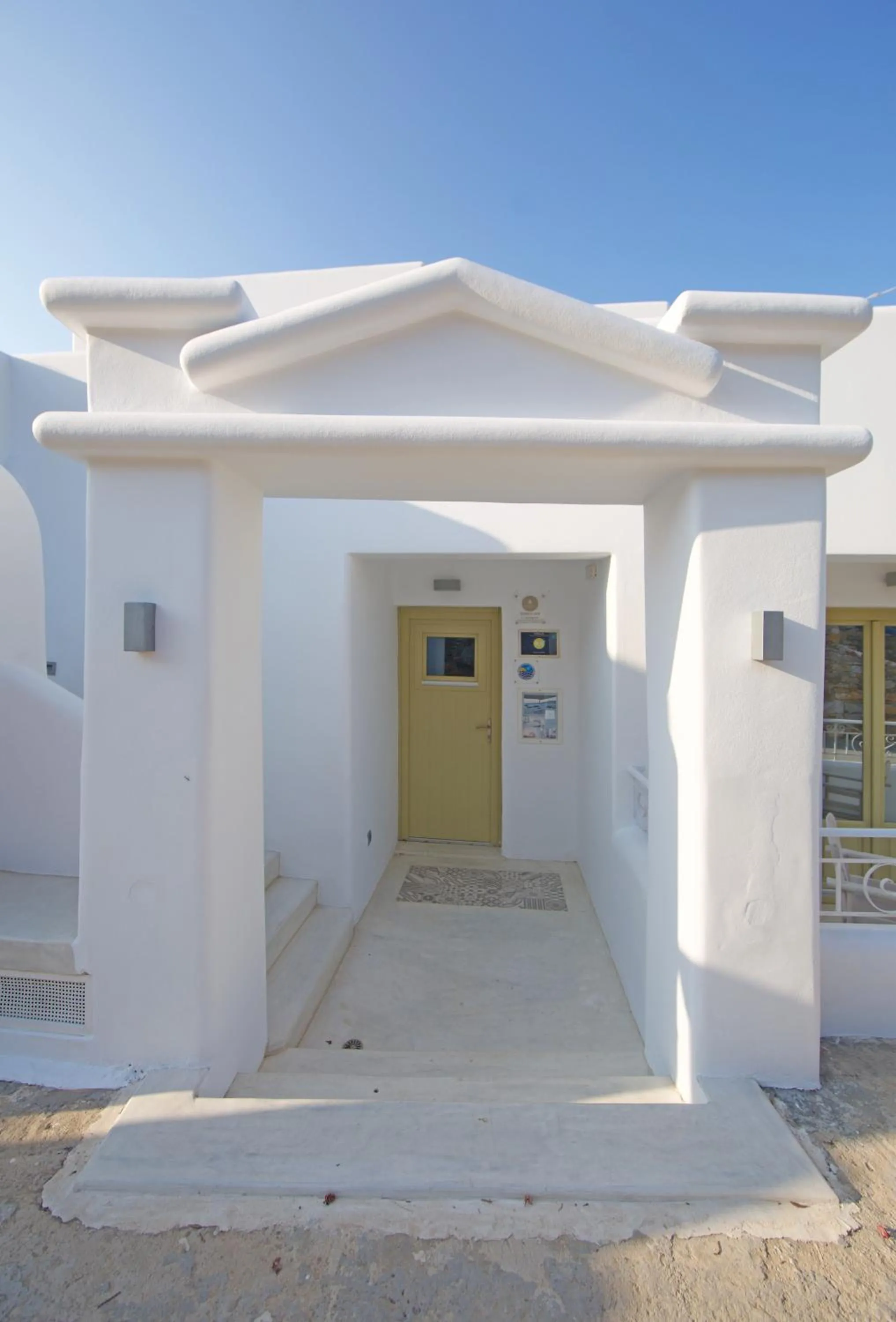 Property building in Diasino Apartments and Car Rental