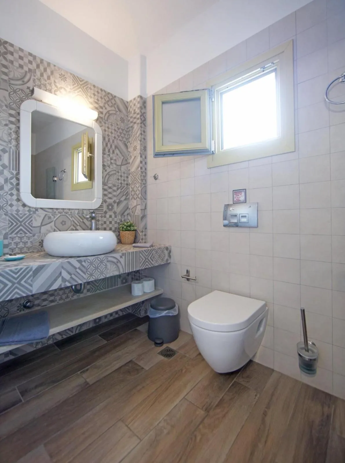 Bathroom in Diasino Apartments and Car Rental