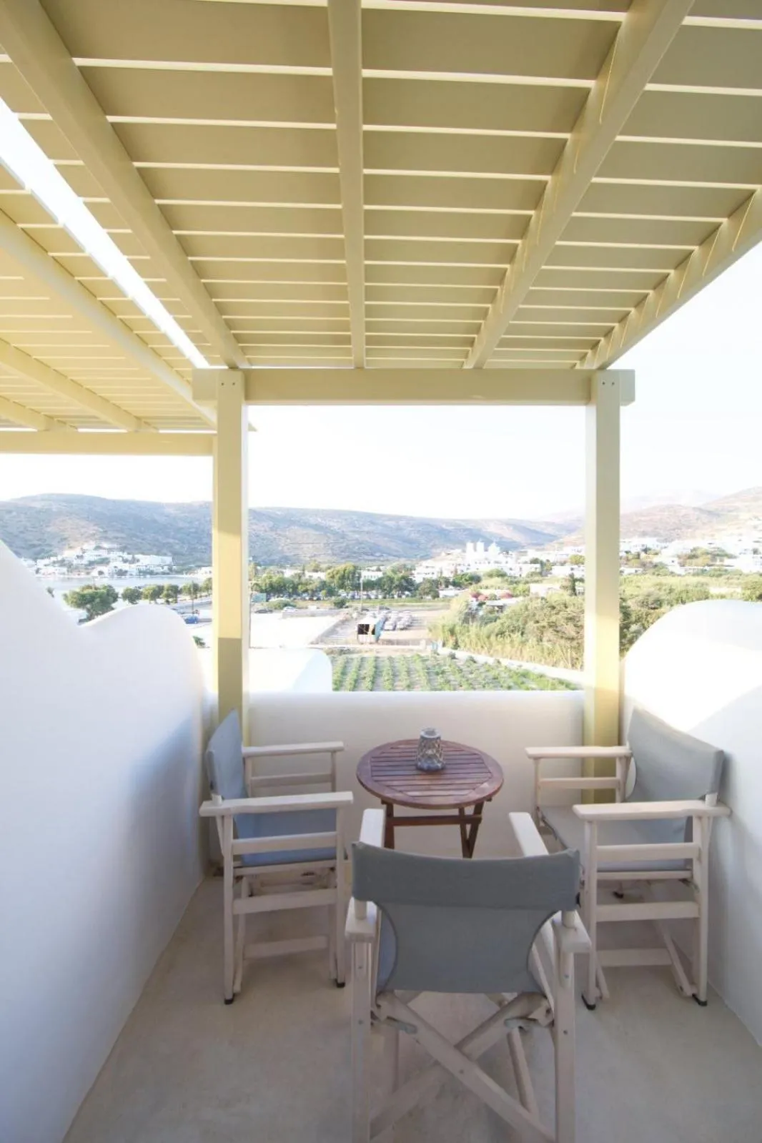 Balcony/Terrace in Diasino Apartments and Car Rental