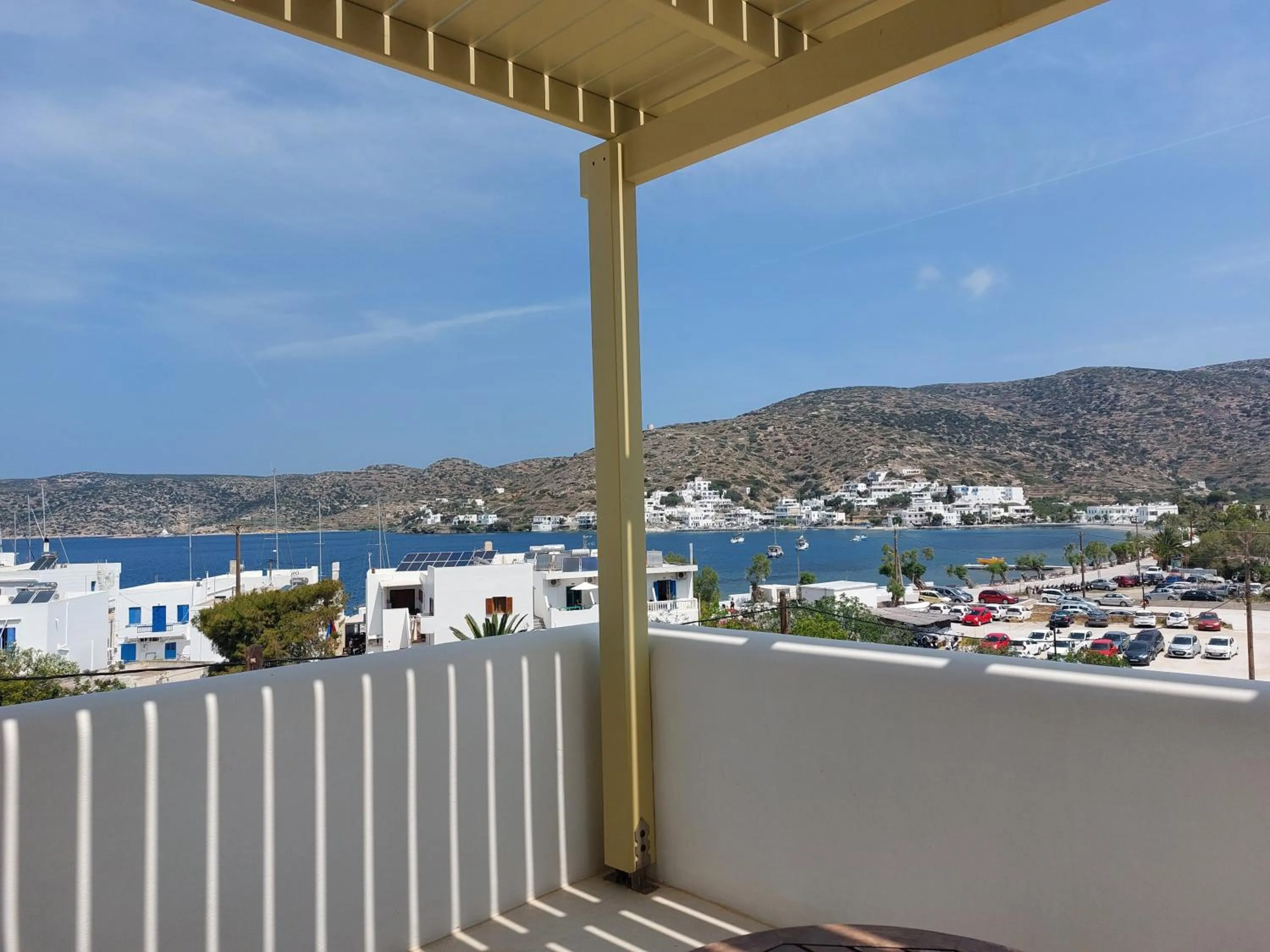 Balcony/Terrace in Diasino Apartments and Car Rental