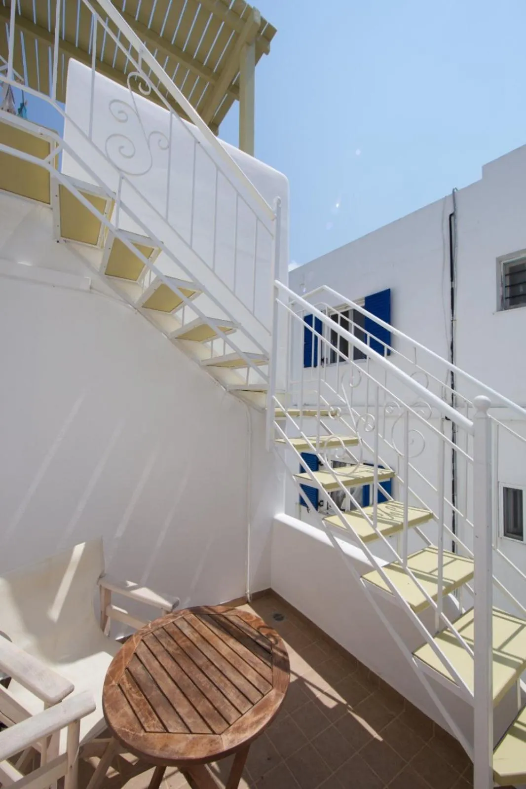 Patio in Diasino Apartments and Car Rental