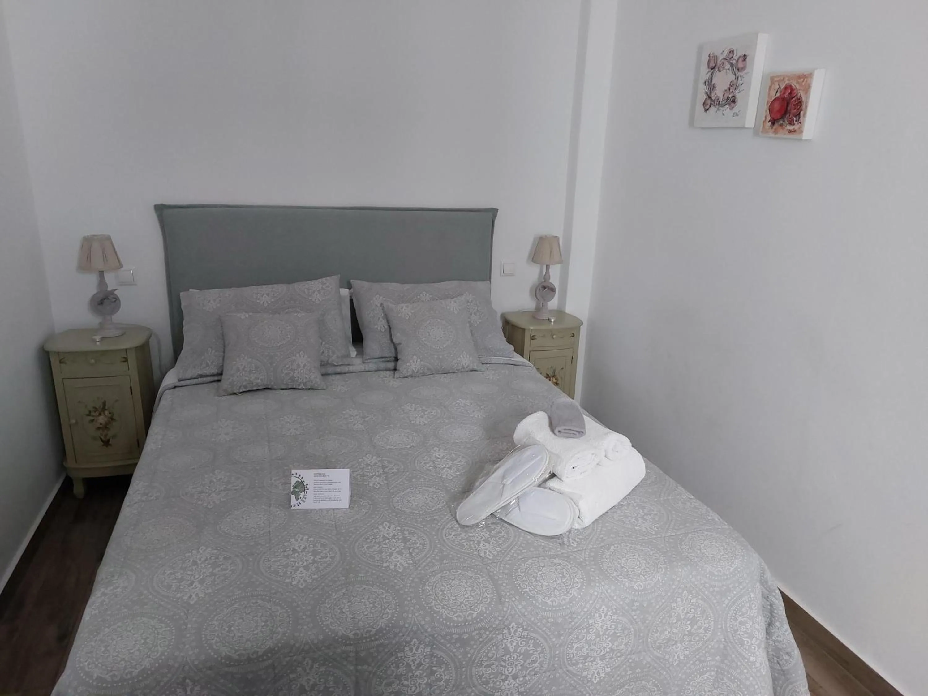Bed in Diasino Apartments and Car Rental