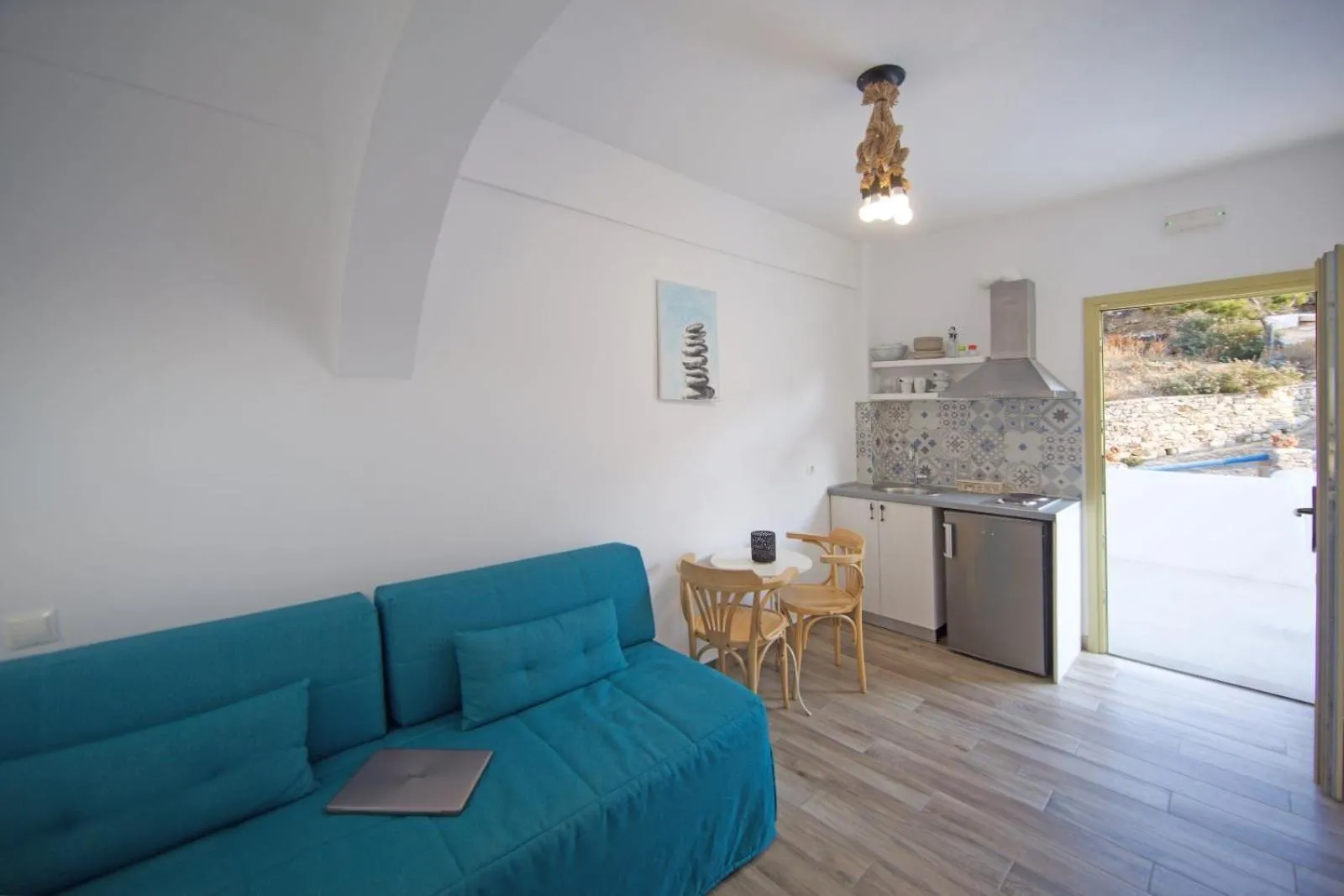 Kitchen or kitchenette in Diasino Apartments and Car Rental