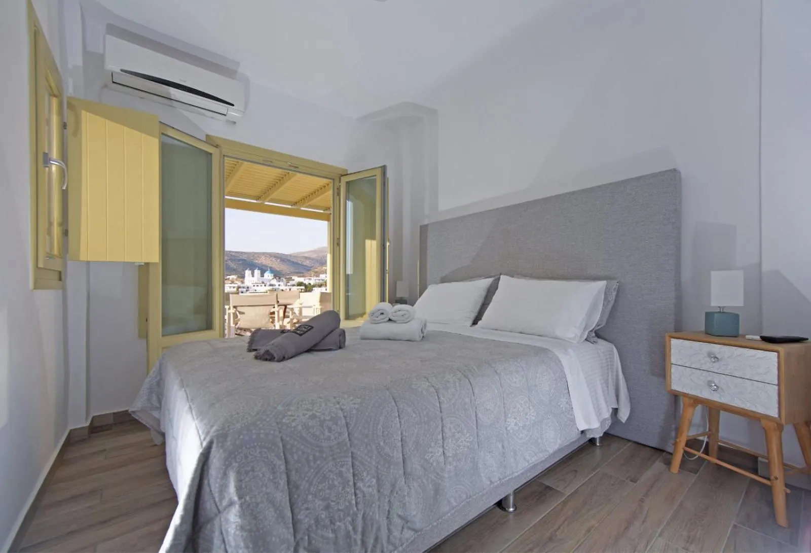 Bedroom, Bed in Diasino Apartments and Car Rental