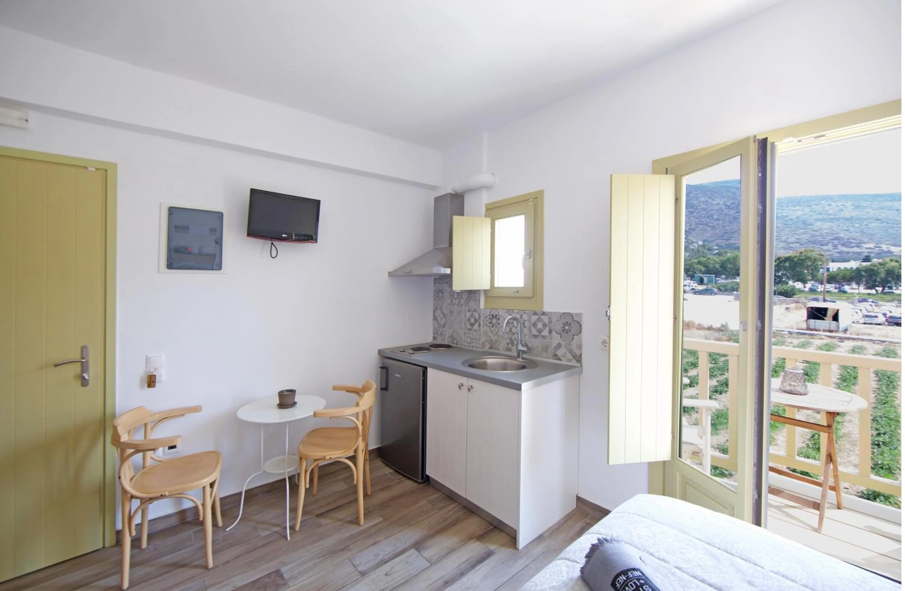 Kitchen or kitchenette in Diasino Apartments and Car Rental