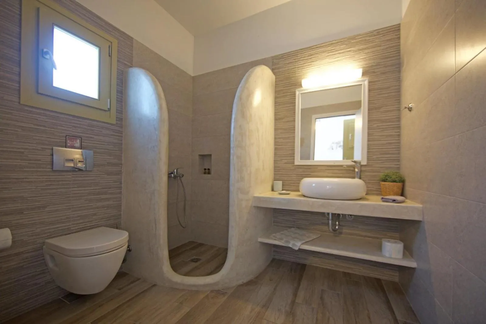 Bathroom in Diasino Apartments and Car Rental