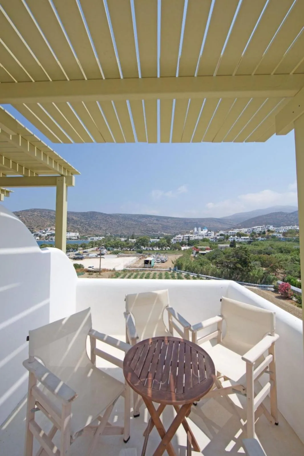 Balcony/Terrace in Diasino Apartments and Car Rental