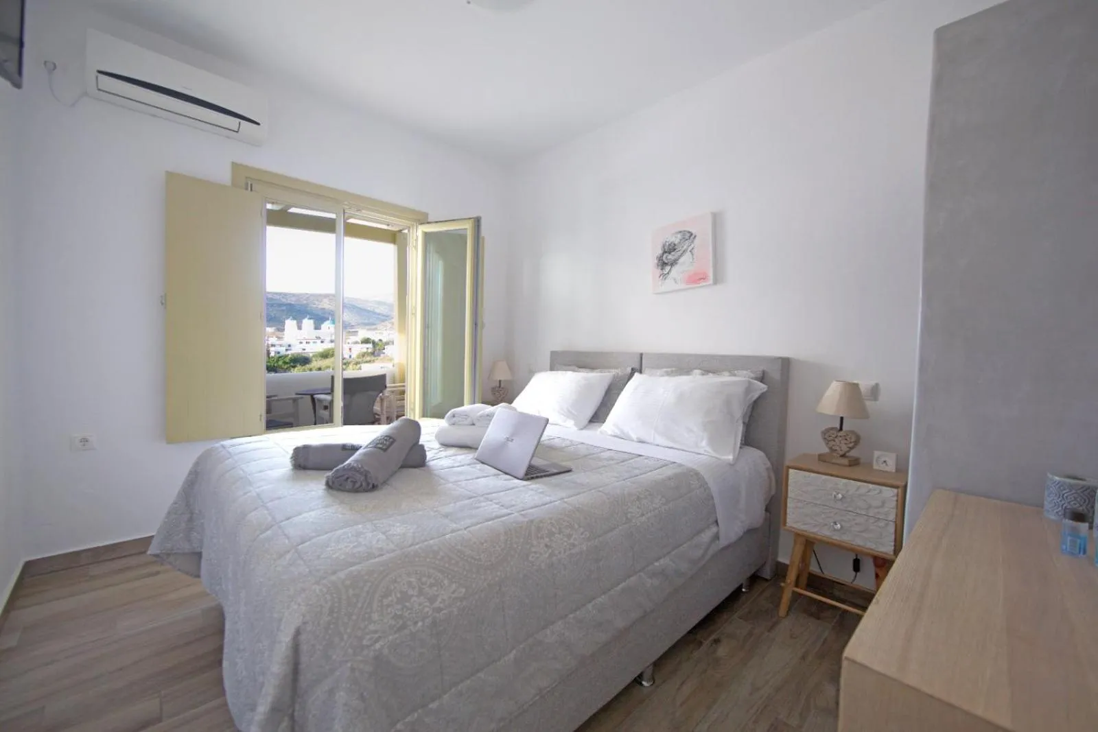 Bedroom, Bed in Diasino Apartments and Car Rental