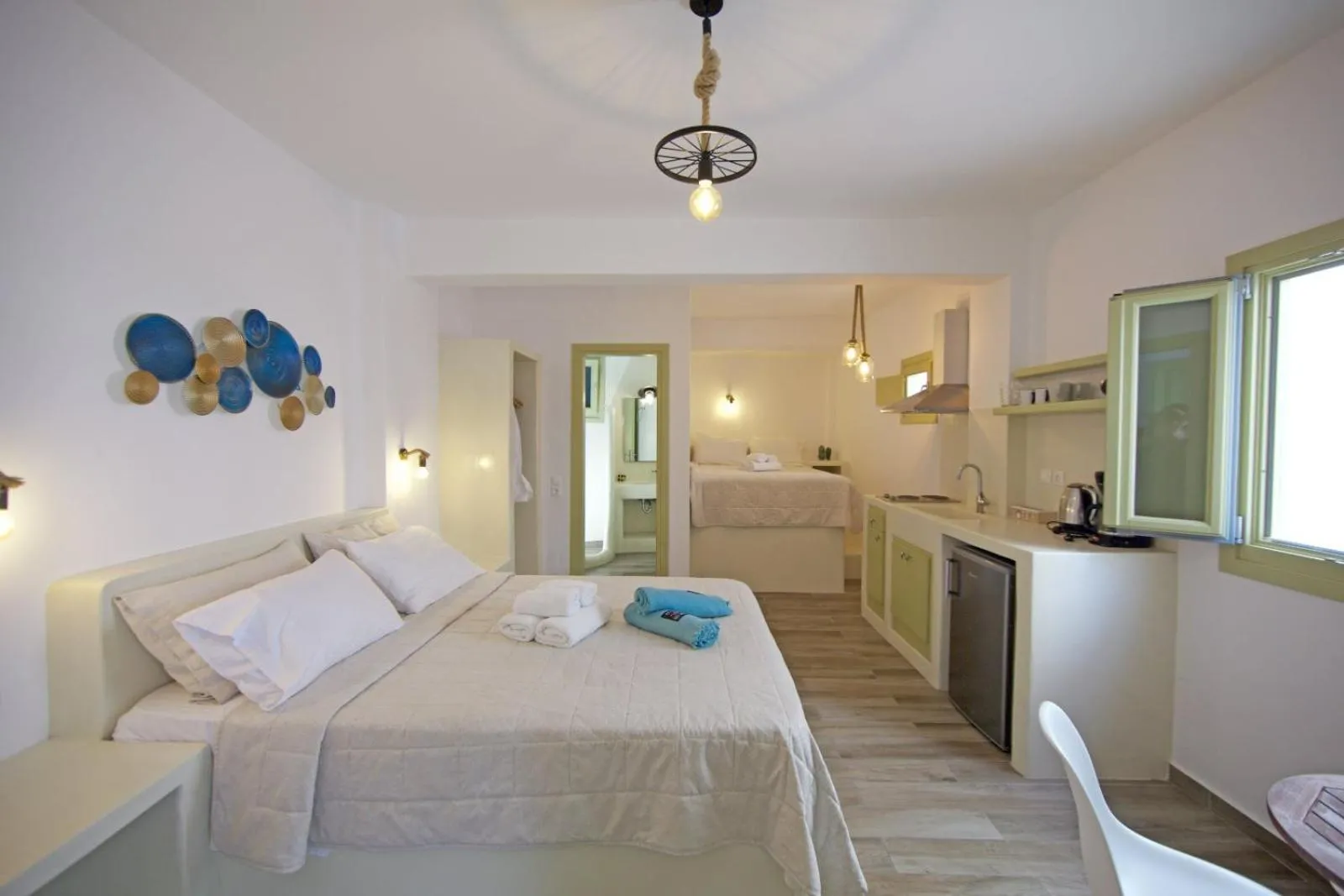 Bedroom, Bed in Diasino Apartments and Car Rental