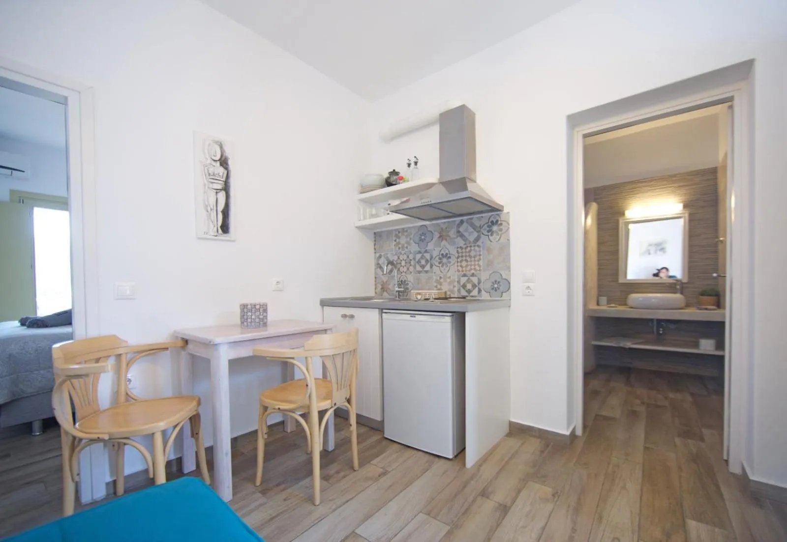 Kitchen or kitchenette in Diasino Apartments and Car Rental