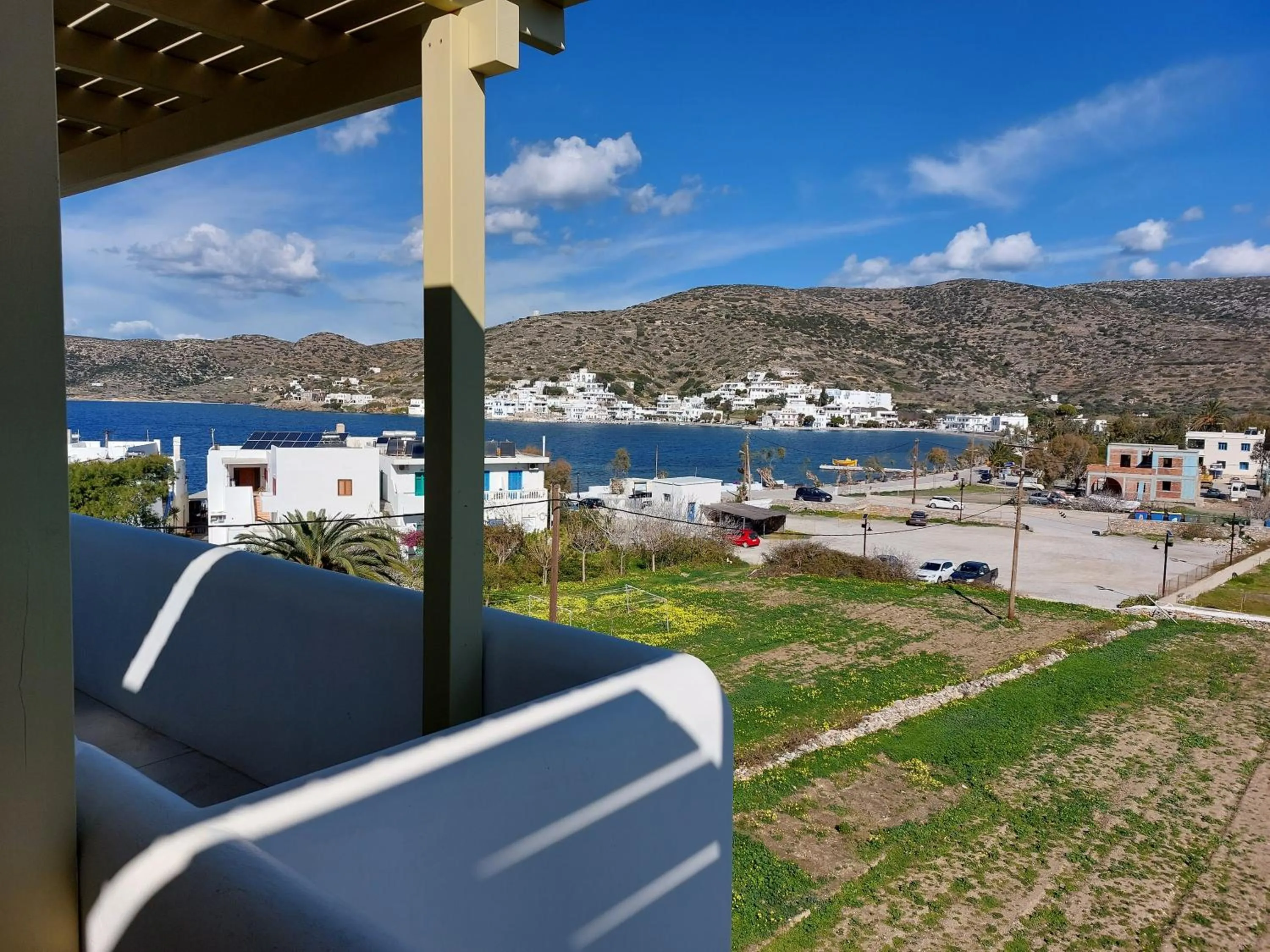 Sea view in Diasino Apartments and Car Rental