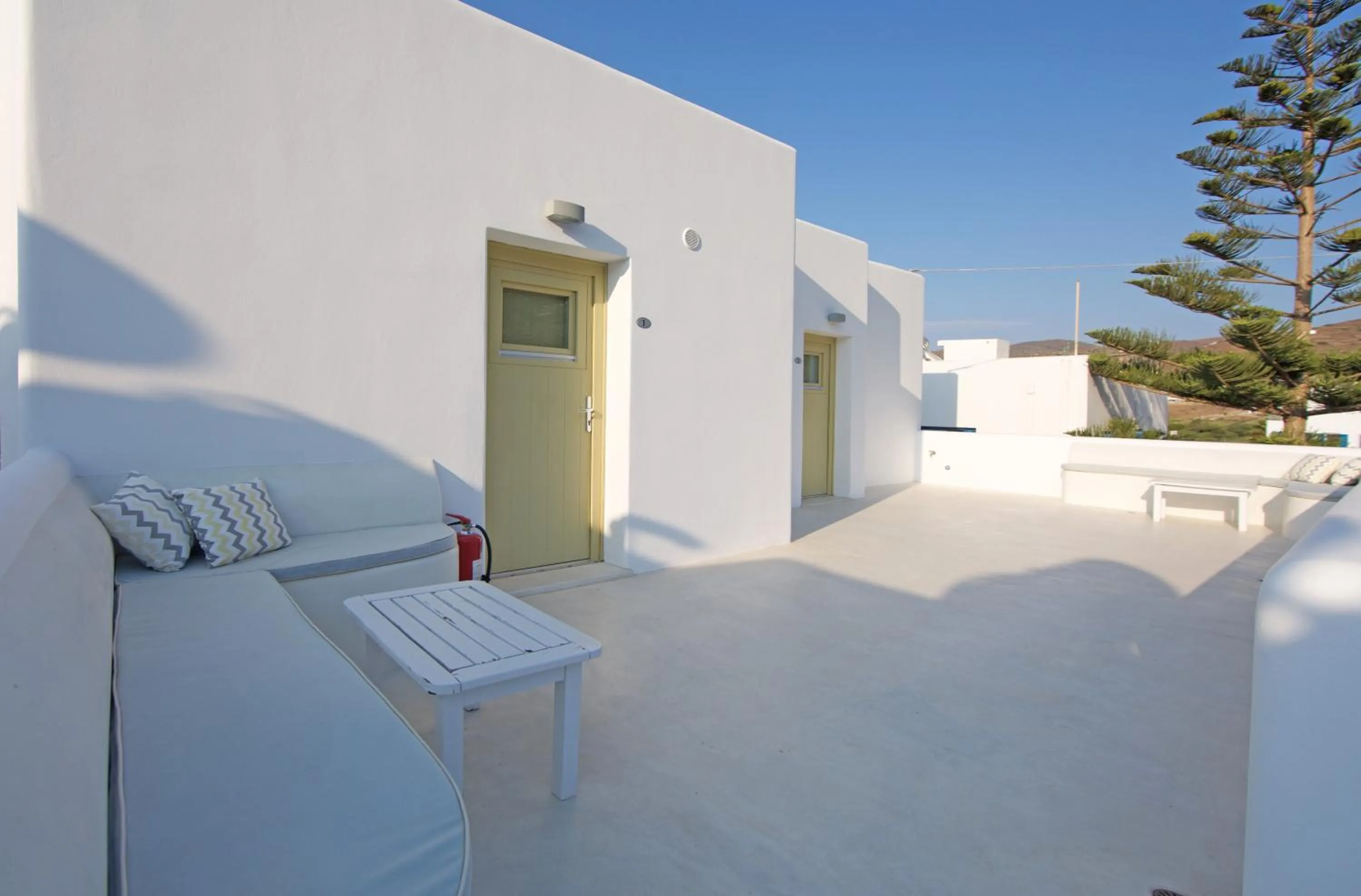 Property building in Diasino Apartments and Car Rental