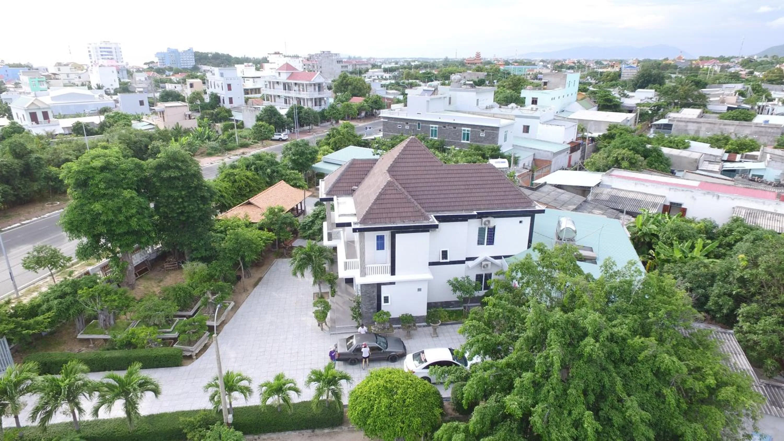 Bird's eye view in Hoa Sua Motel