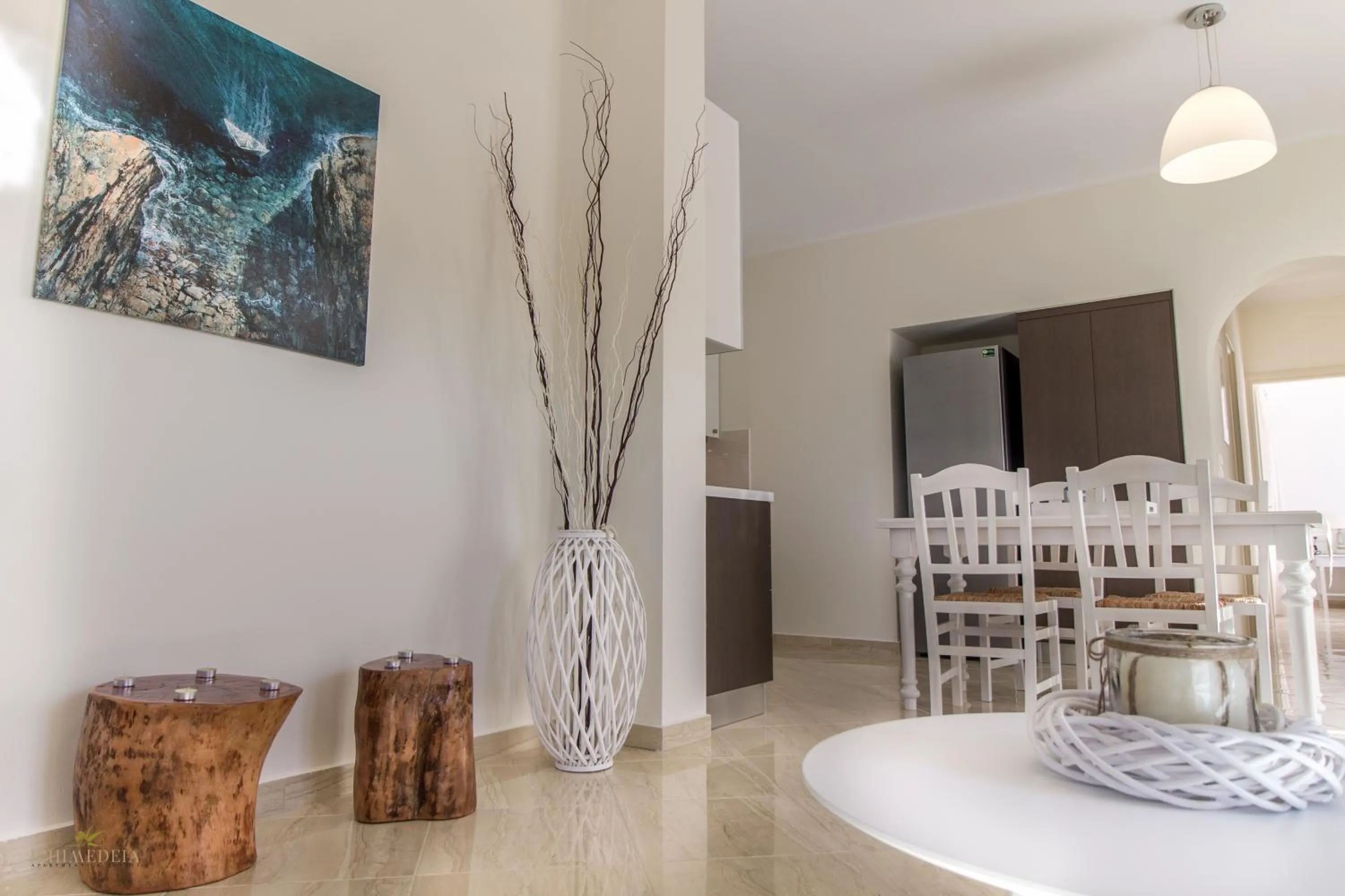 Seating area in Iphimedeia Luxury Hotel & Suites