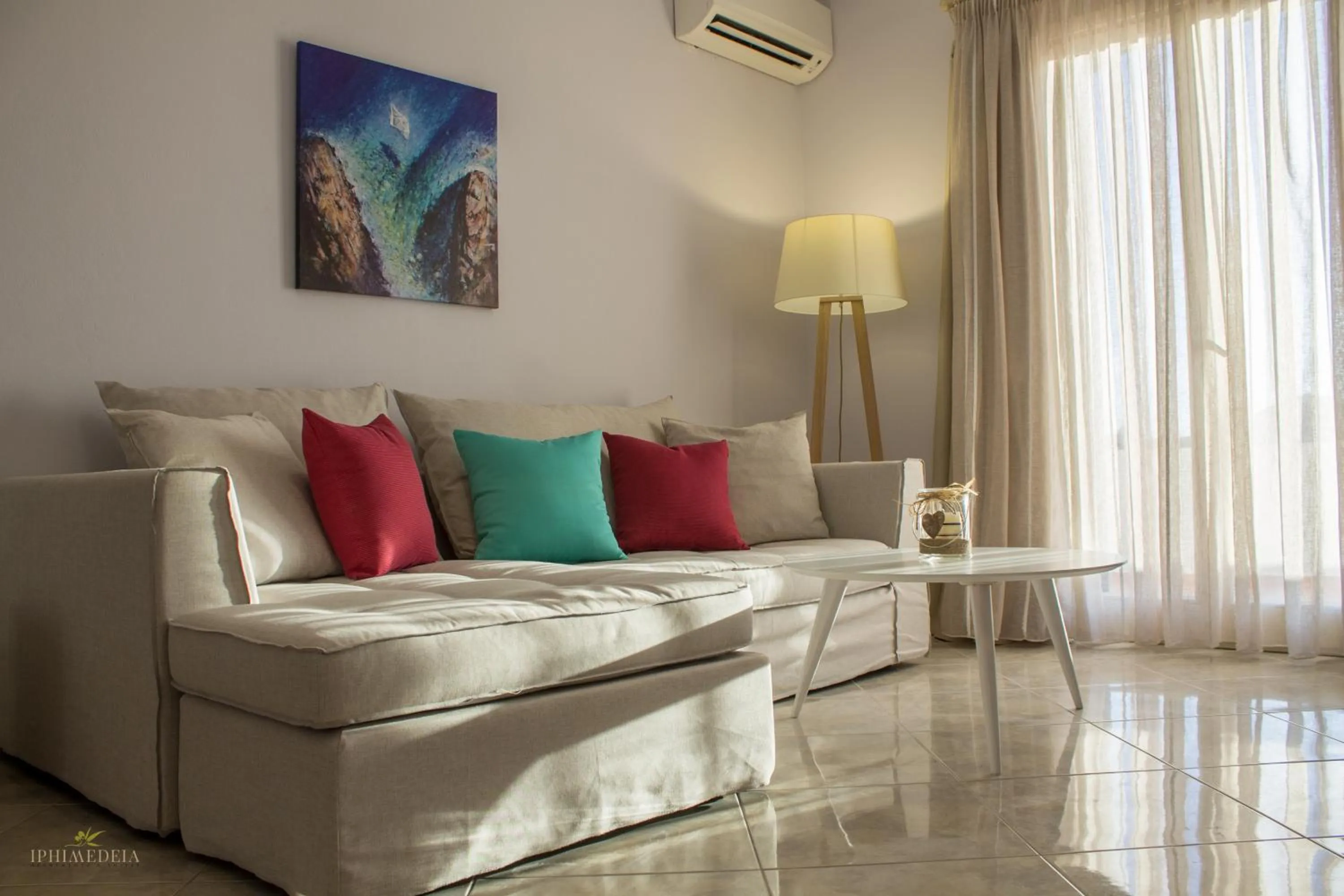 Living room in Iphimedeia Luxury Hotel & Suites