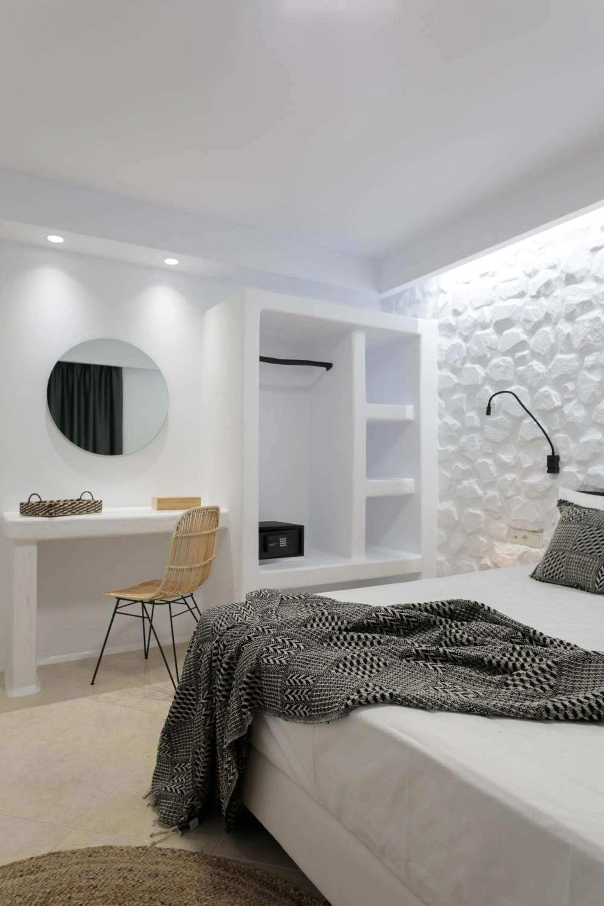 Bed in Iphimedeia Luxury Hotel & Suites