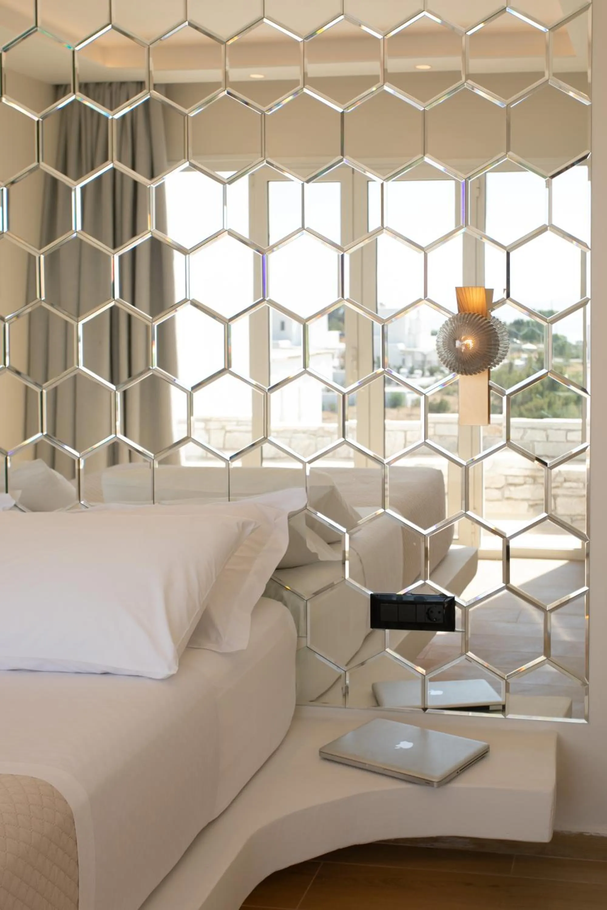 Bed in Iphimedeia Luxury Hotel & Suites