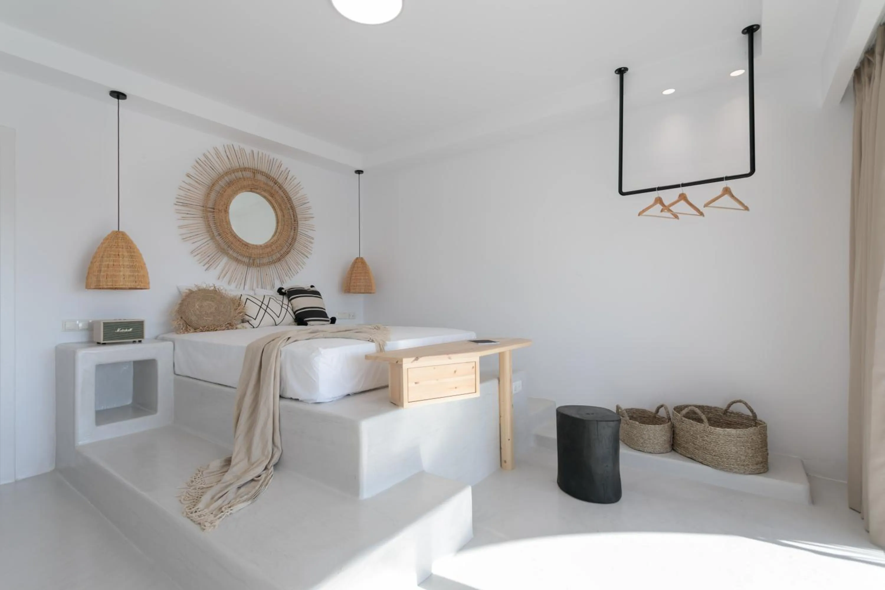 Bed in Iphimedeia Luxury Hotel & Suites