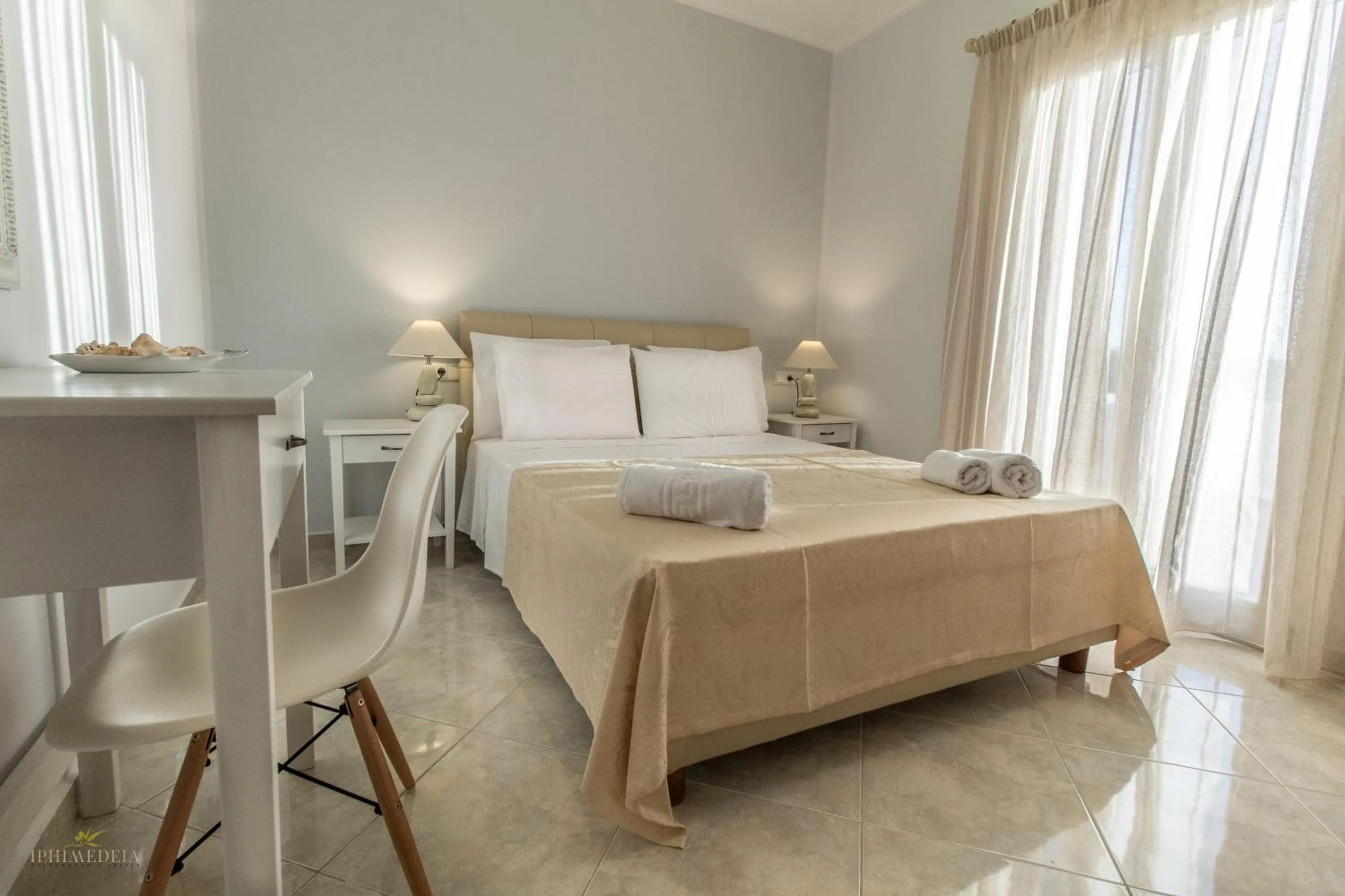 Bedroom, Bed in Iphimedeia Luxury Hotel & Suites