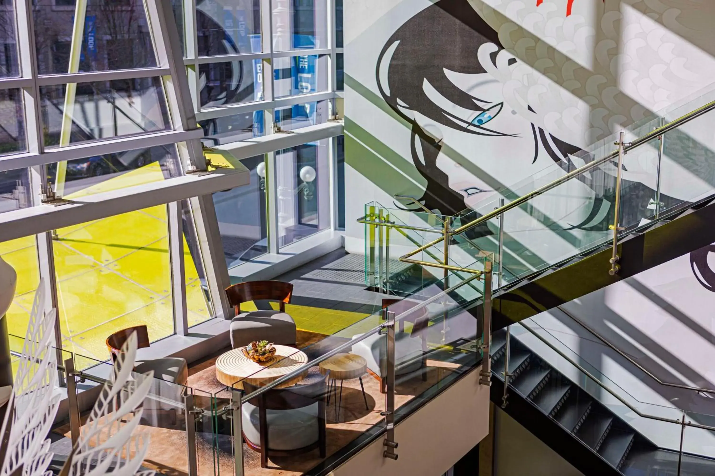 Lobby or reception in theWit Chicago, a Hilton Hotel Lobby or reception in theWit Chicago, a Hilton Hotel