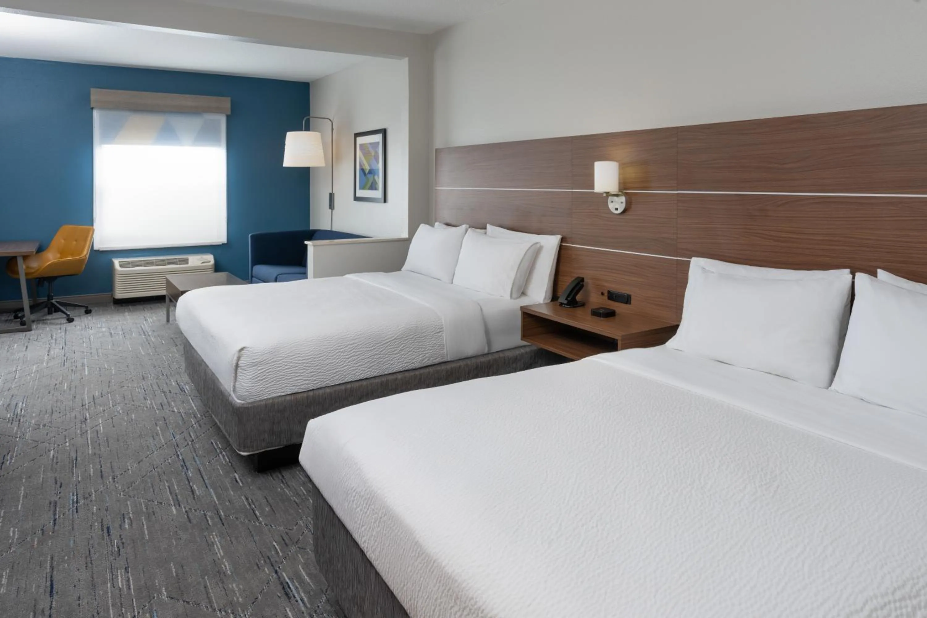 Bedroom, Bed in Holiday Inn Express & Suites Orlando International Airport by IHG